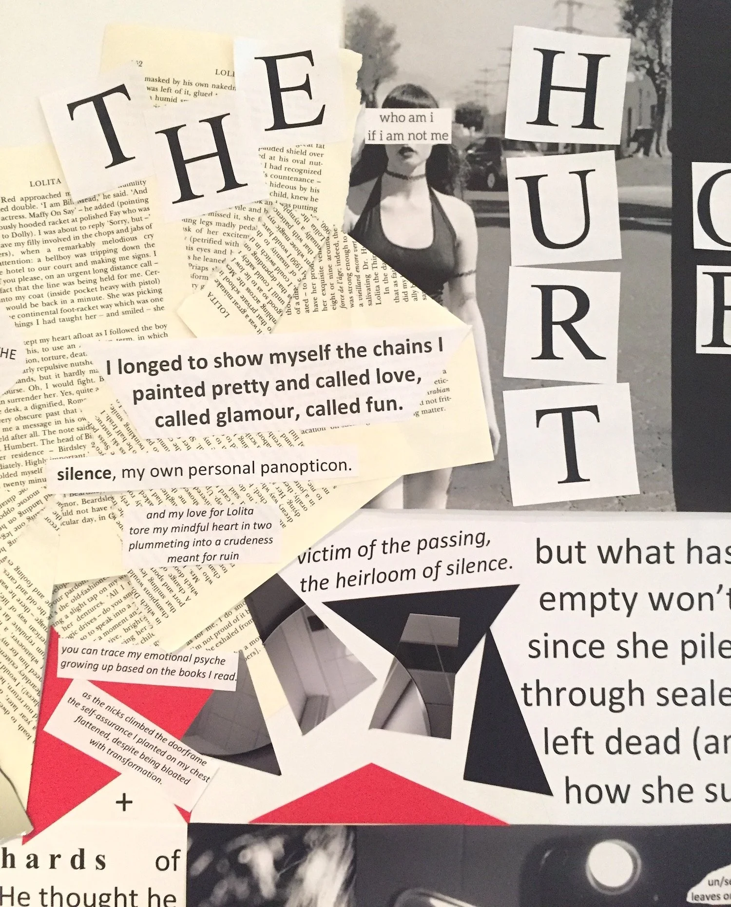 Collage version of The Hurt of Becoming