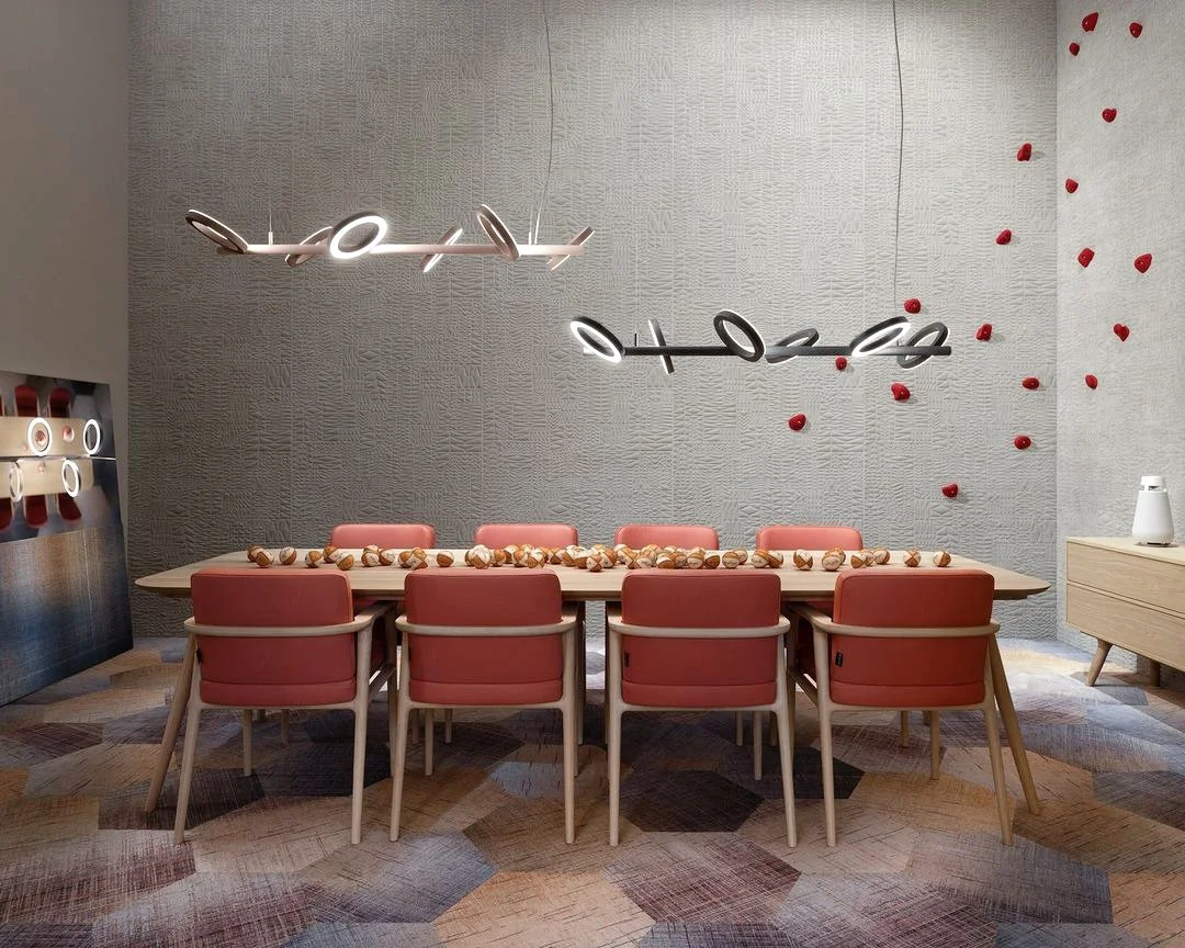 Pogo Goat wallcovering at Milan Design Week Moooi showroom