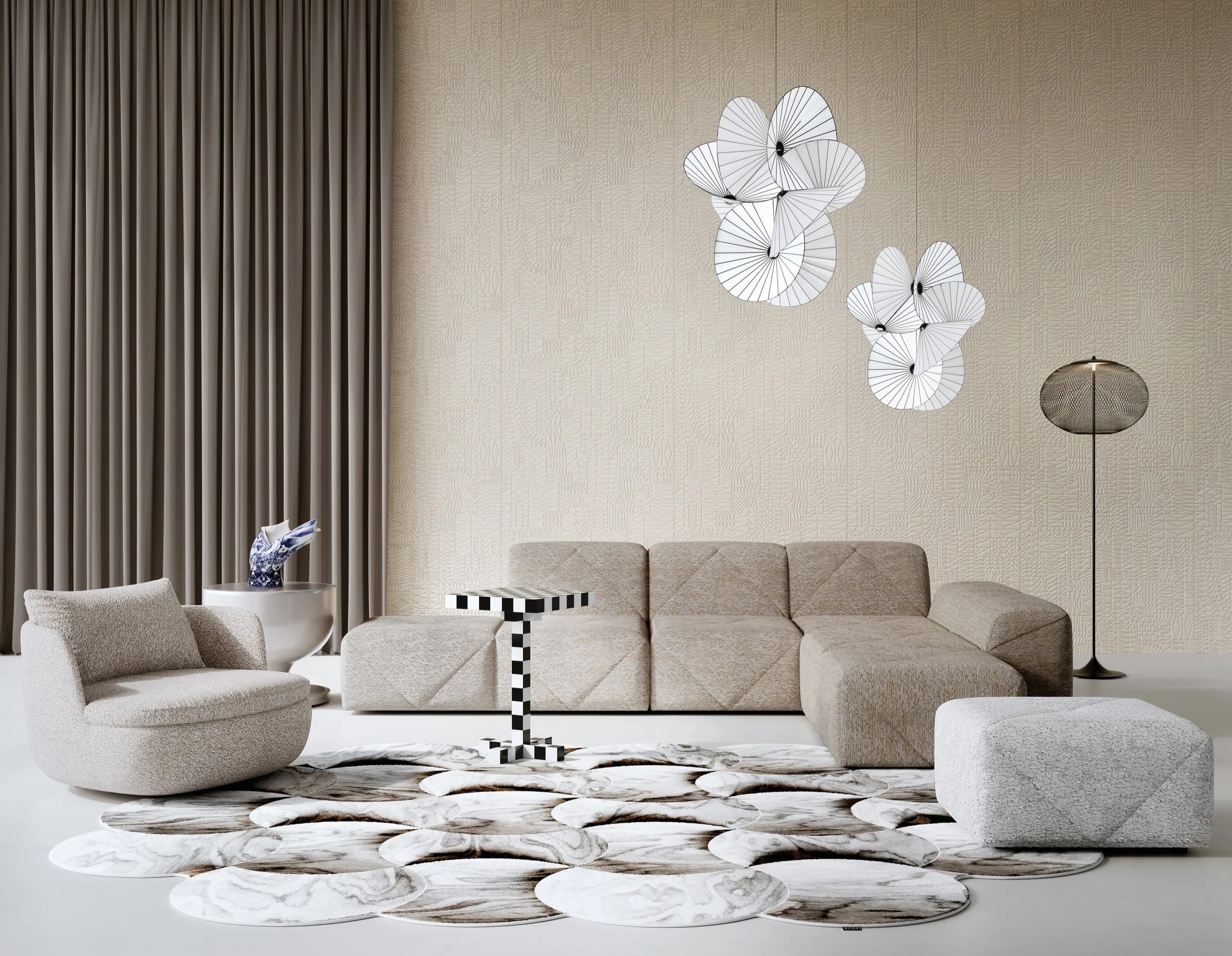 Pogo Goat wallpaper living room image