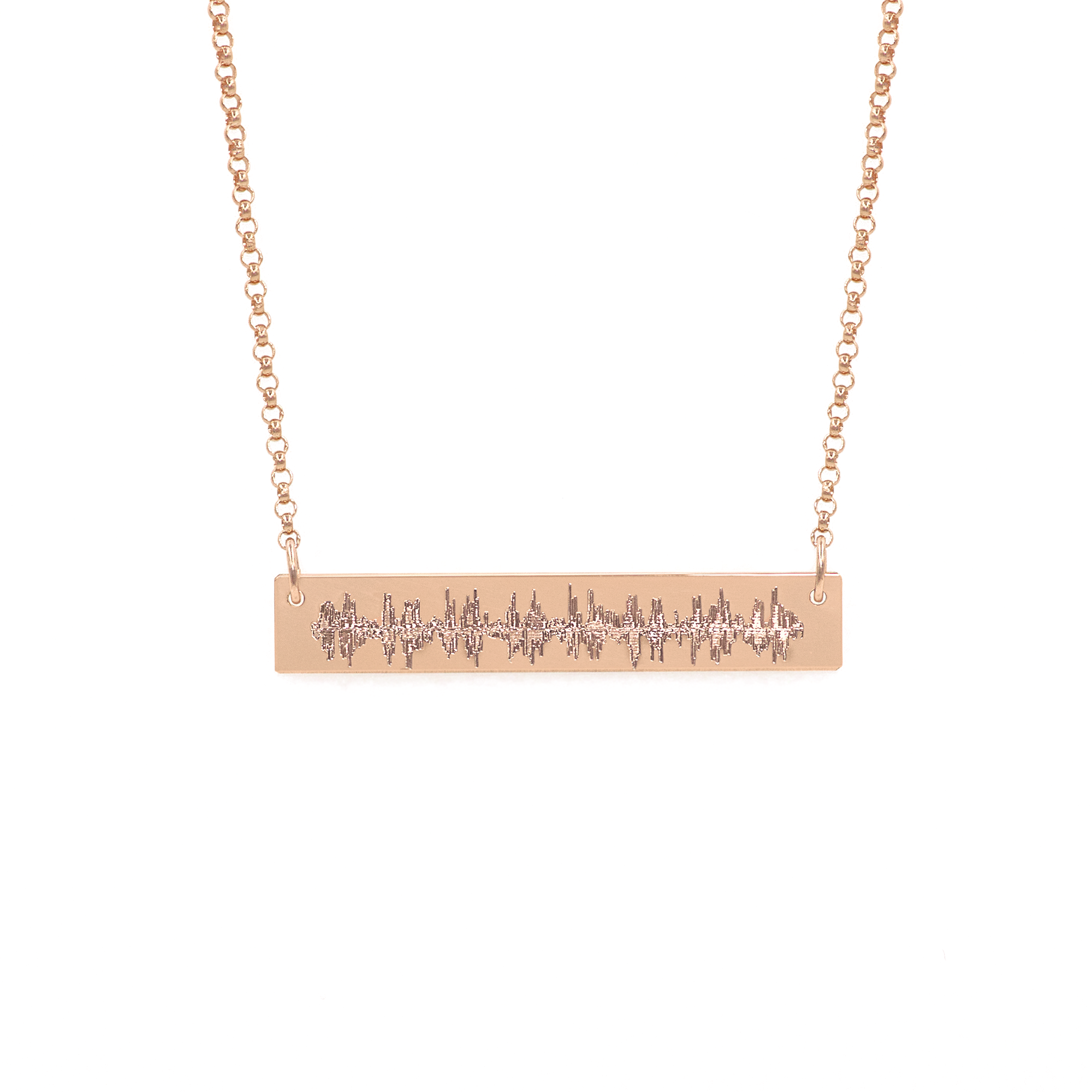 Heartbeat Bar Necklace