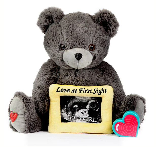 Gray Love Bear
