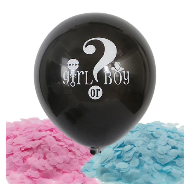 Gender Reveal Confetti Balloon