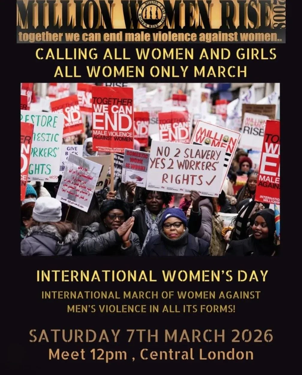 Million Women Rise 2026