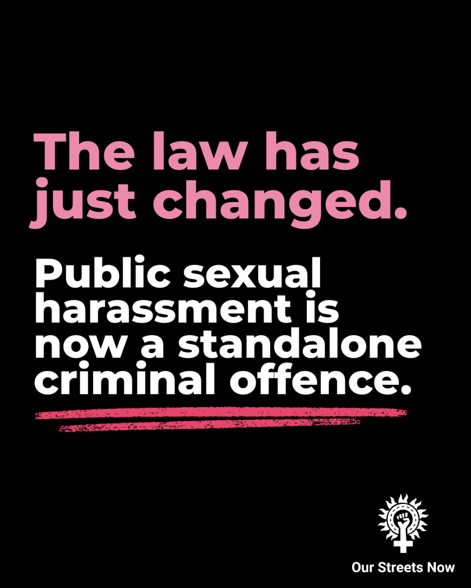 Public Sexual Harassment is Now Illegal
