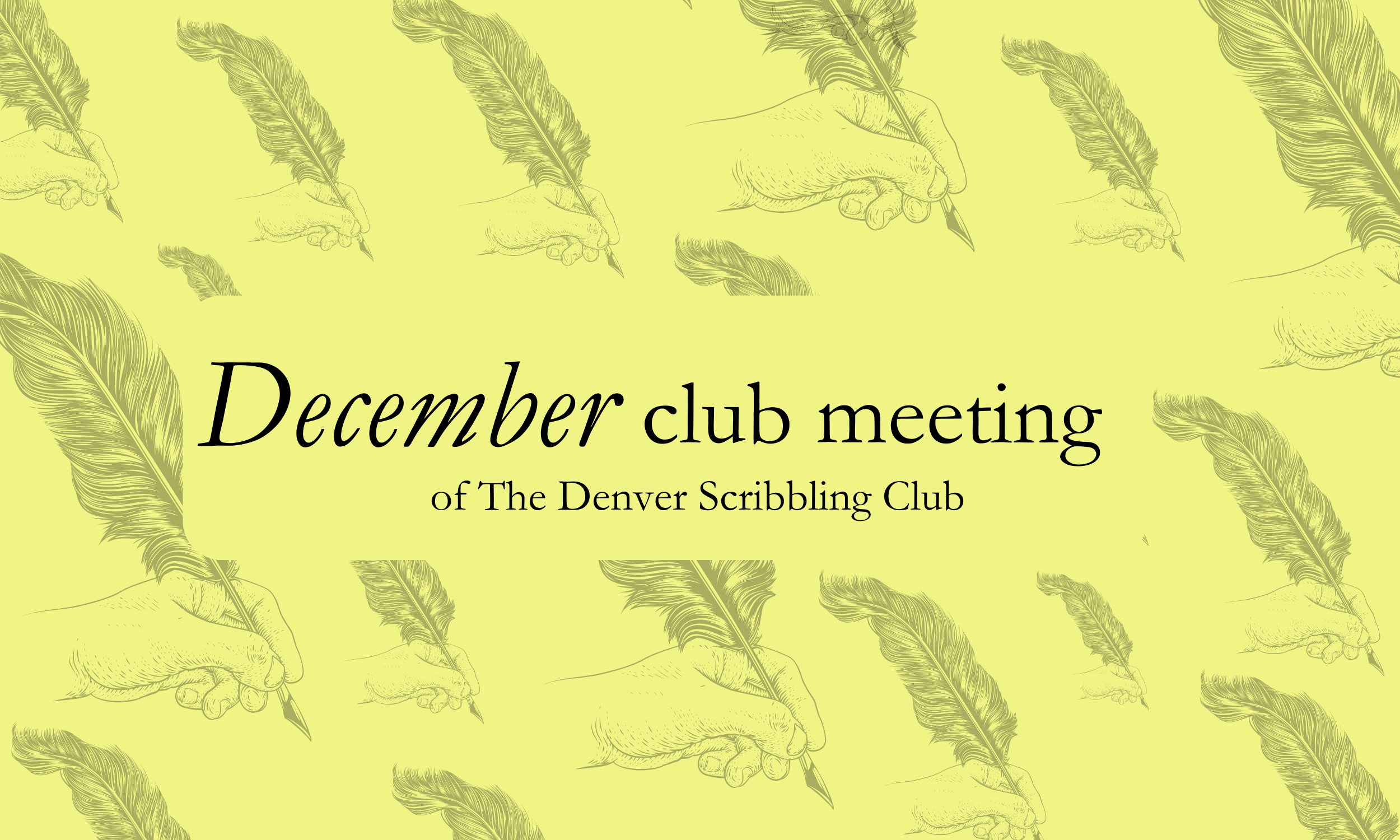 December 2025 Club meeting