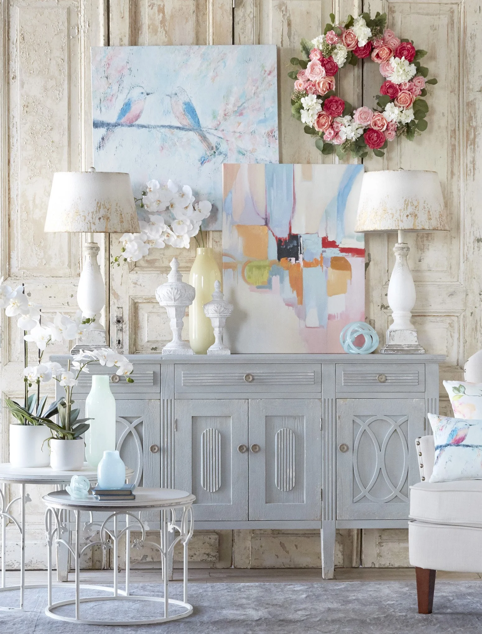 soft blue color pallet, blue furniture, coastal chic 