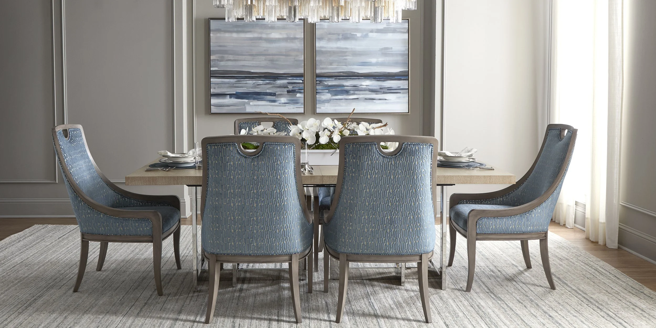 Century Furniture, Crystorama, John-Richard Collection, Kim Seybert,
Leftbank Art, Massoud,
Mode Living,
NM Private Label, Safavieh 