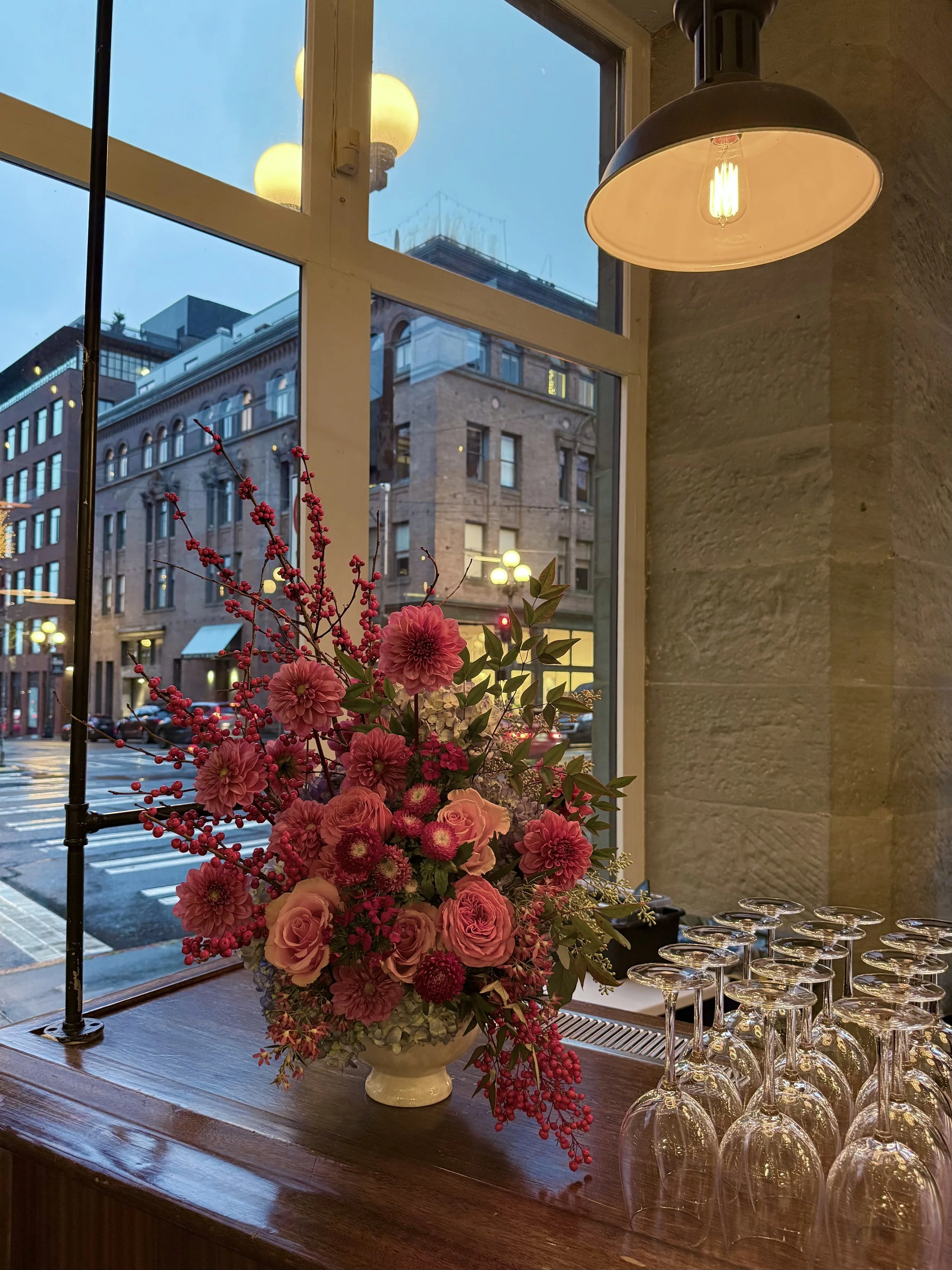 Bar piece for a private event