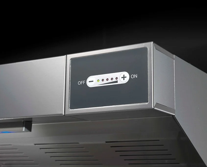 Hood with speed control settings