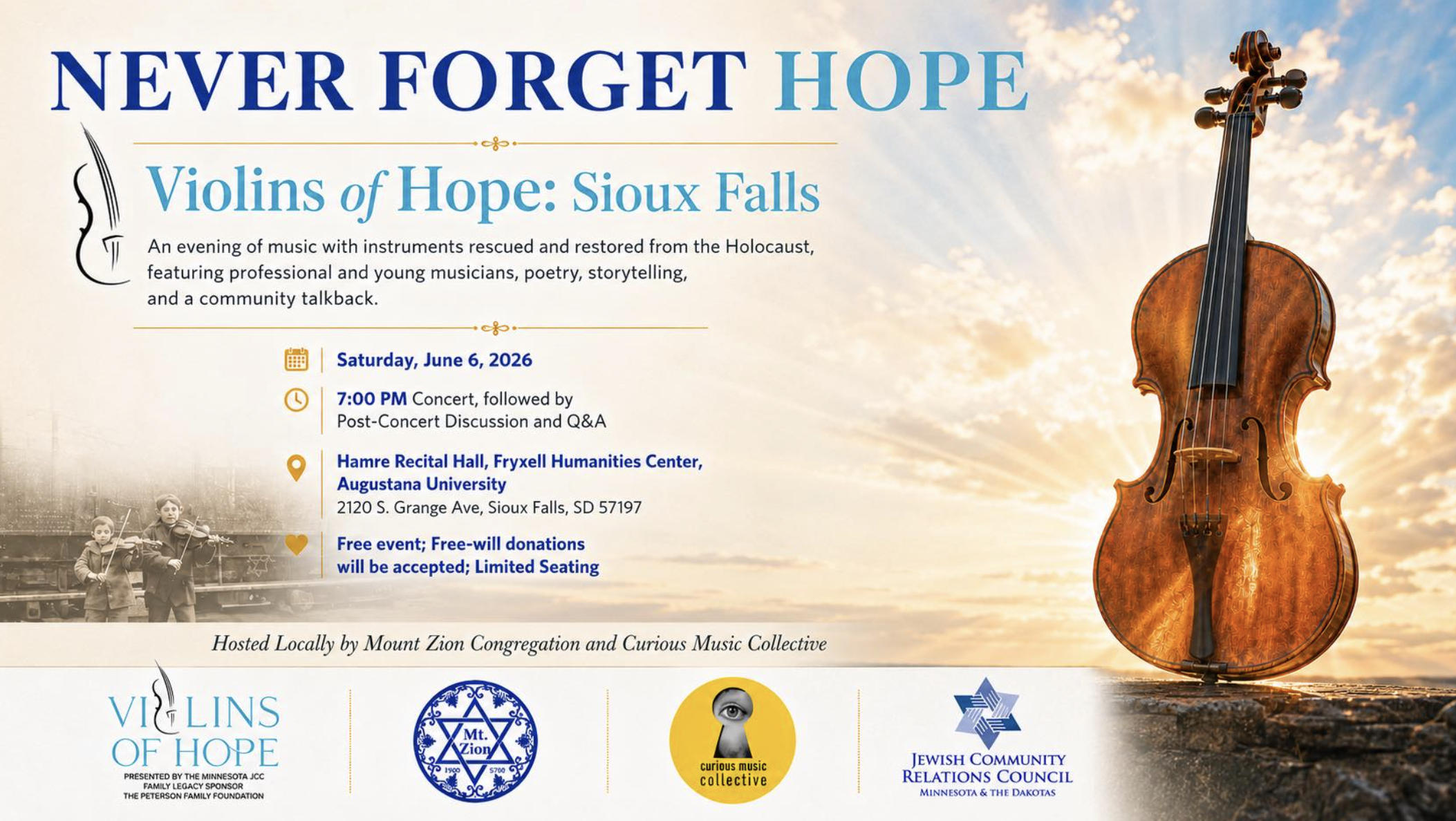 Violins of Hope: Sioux Falls