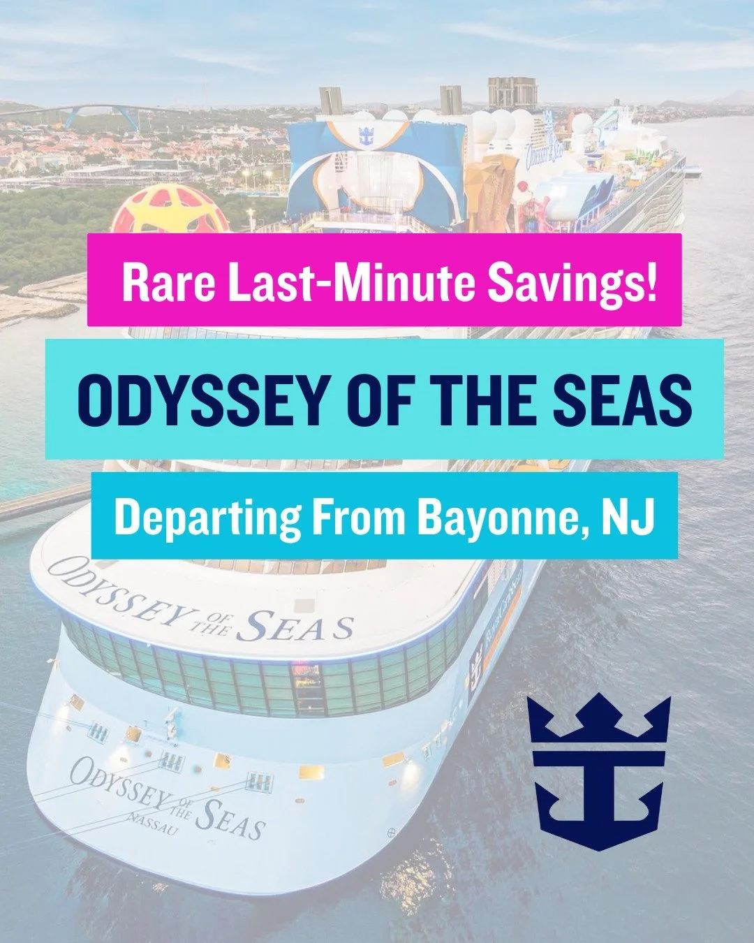 ✨ NORTHEAST TRAVELERS - THIS ONE IS FOR YOU ✨🚢

Last Chance Mega Sale &ndash; Odyssey of the Seas ✨🚢

We haven&rsquo;t seen Royal Caribbean drop last-minute prices like this in a long time! For ONE WEEK ONLY (Sept 24 &ndash; Oct 2), you can grab in