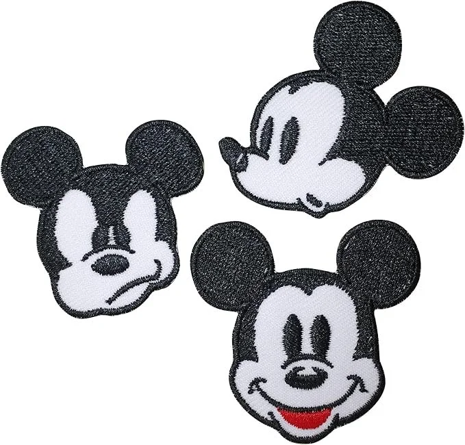 Disney-themed iron-on patches for decorating a park belt bag