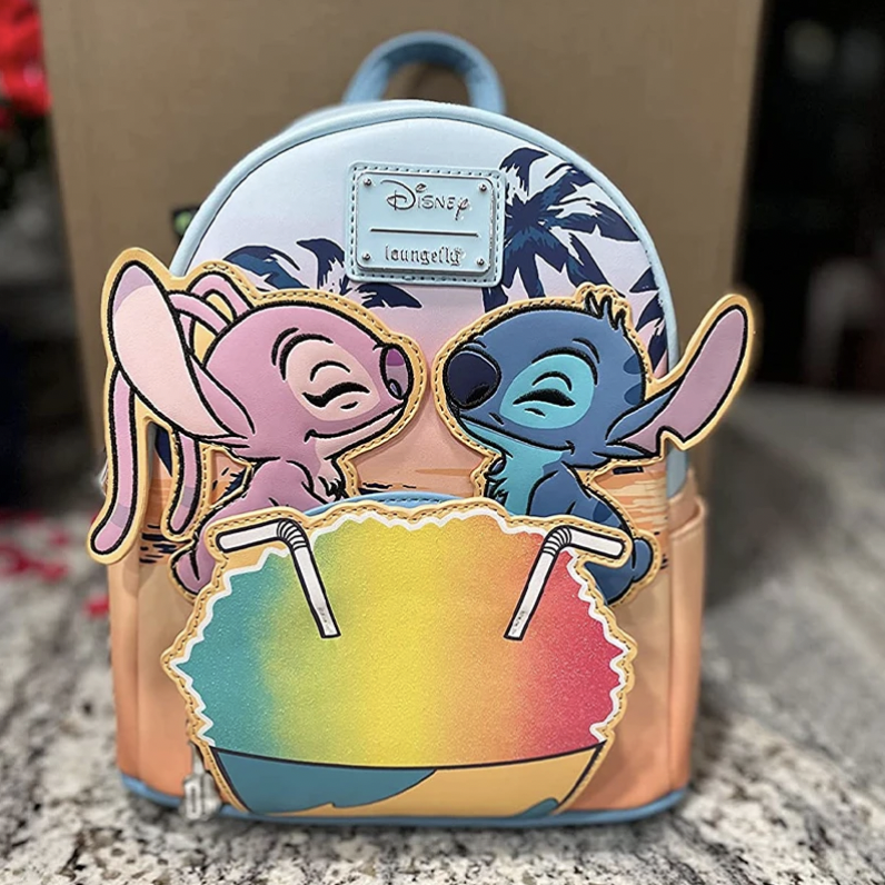 Disney Stitch and Angel mini backpack