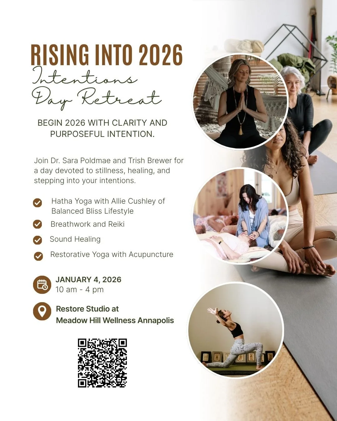 Flyer for day retreat in Annapolis on January 4th