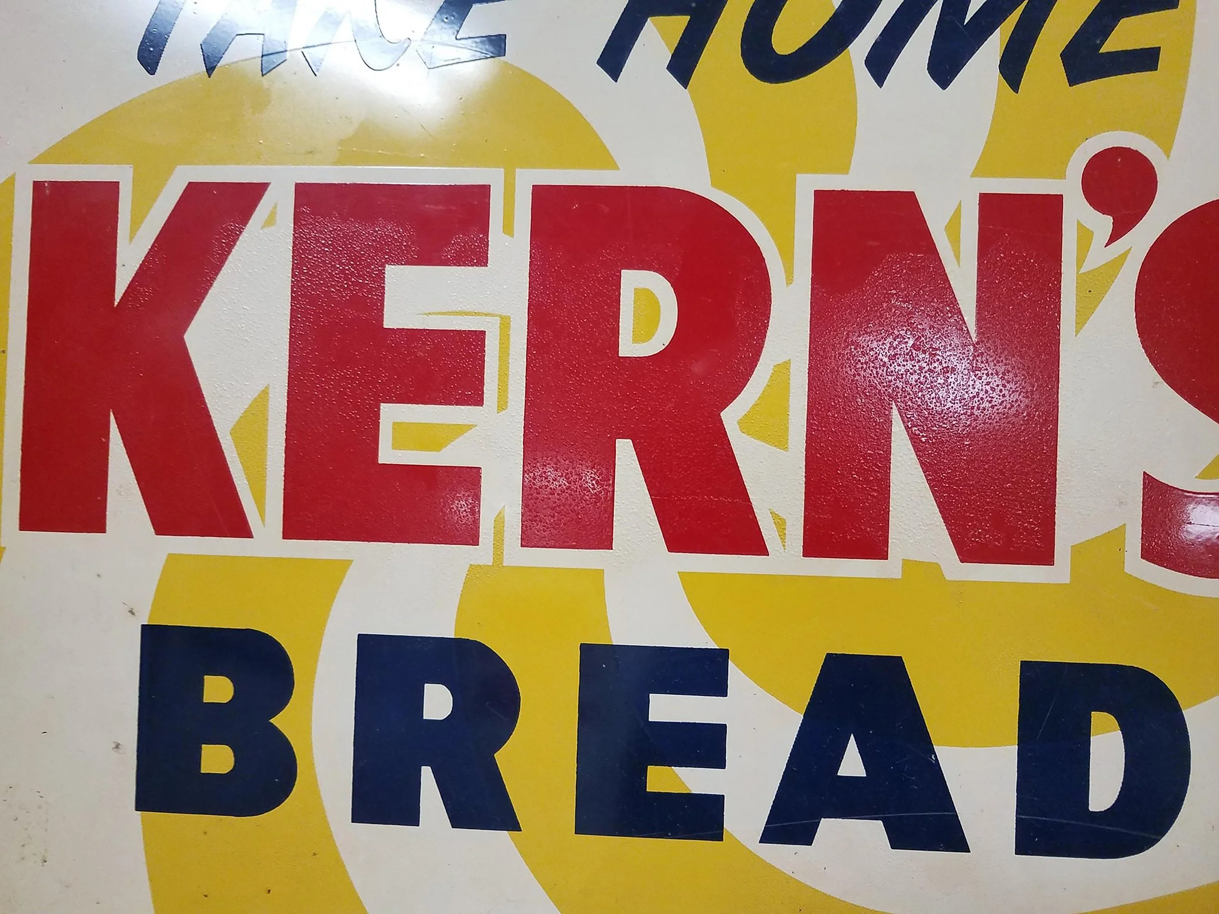 Kern's Bread Typographic Detail