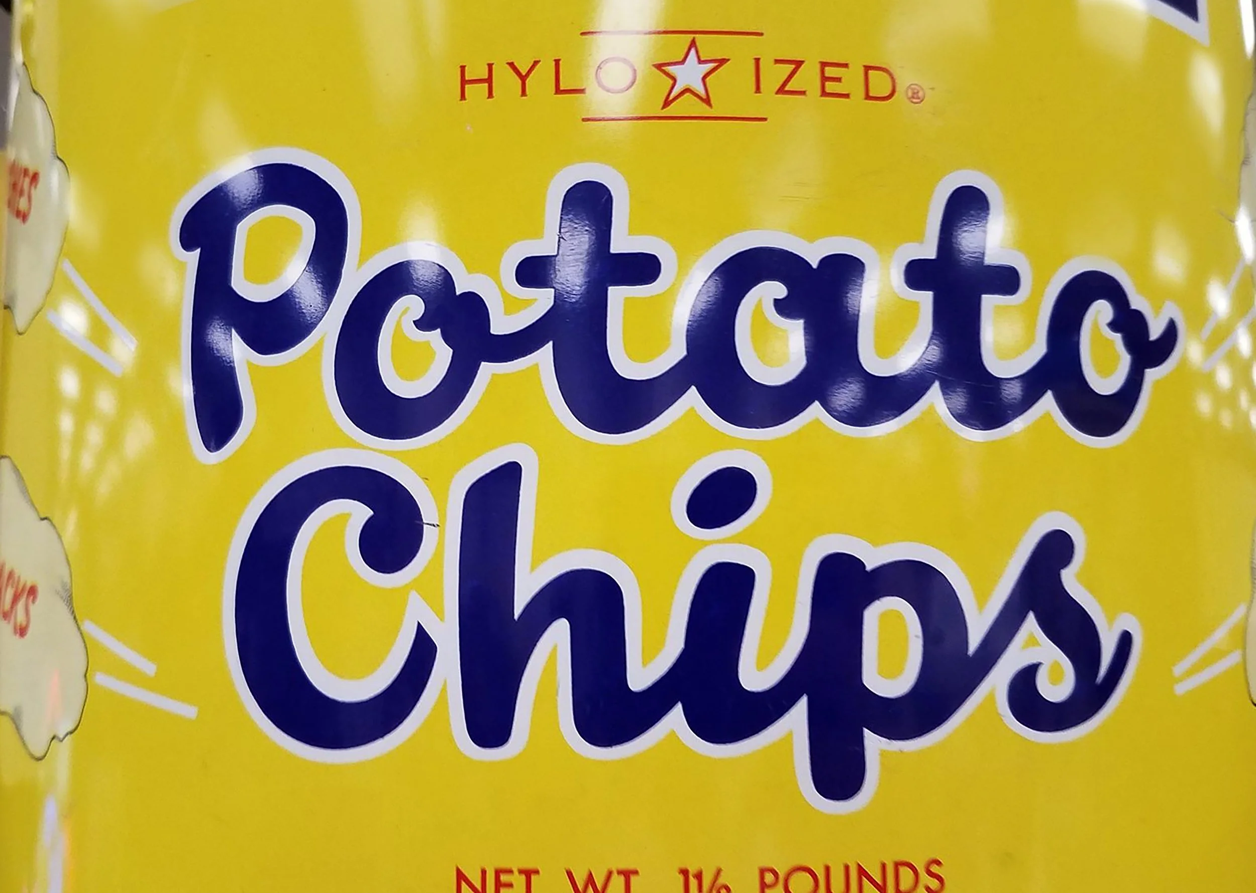 Potato Chips Typographic Detail