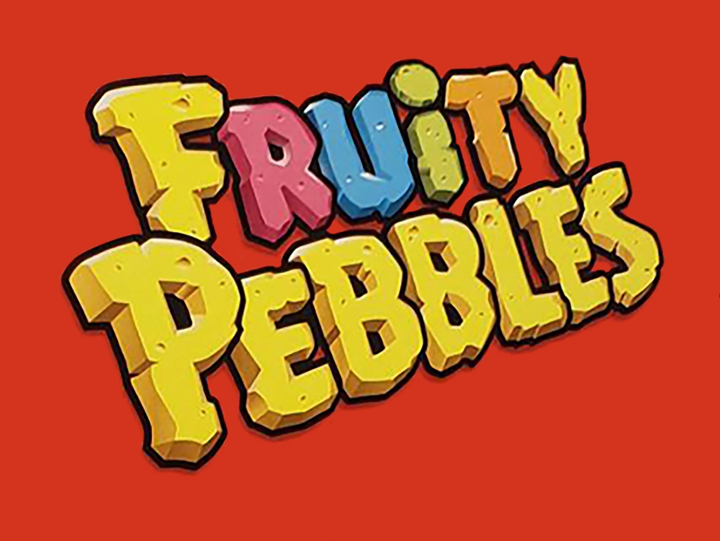 Fruity Pebbles Typographic Detail