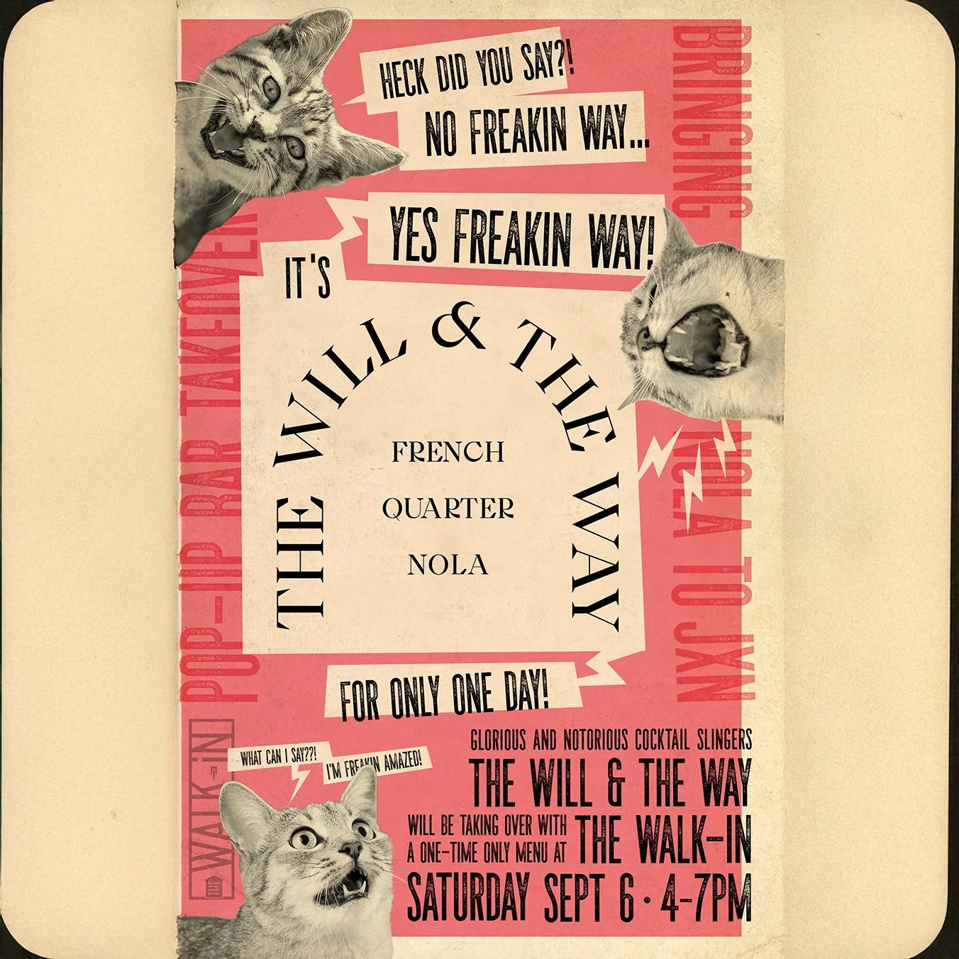 The Will & The Way Bar Take Over