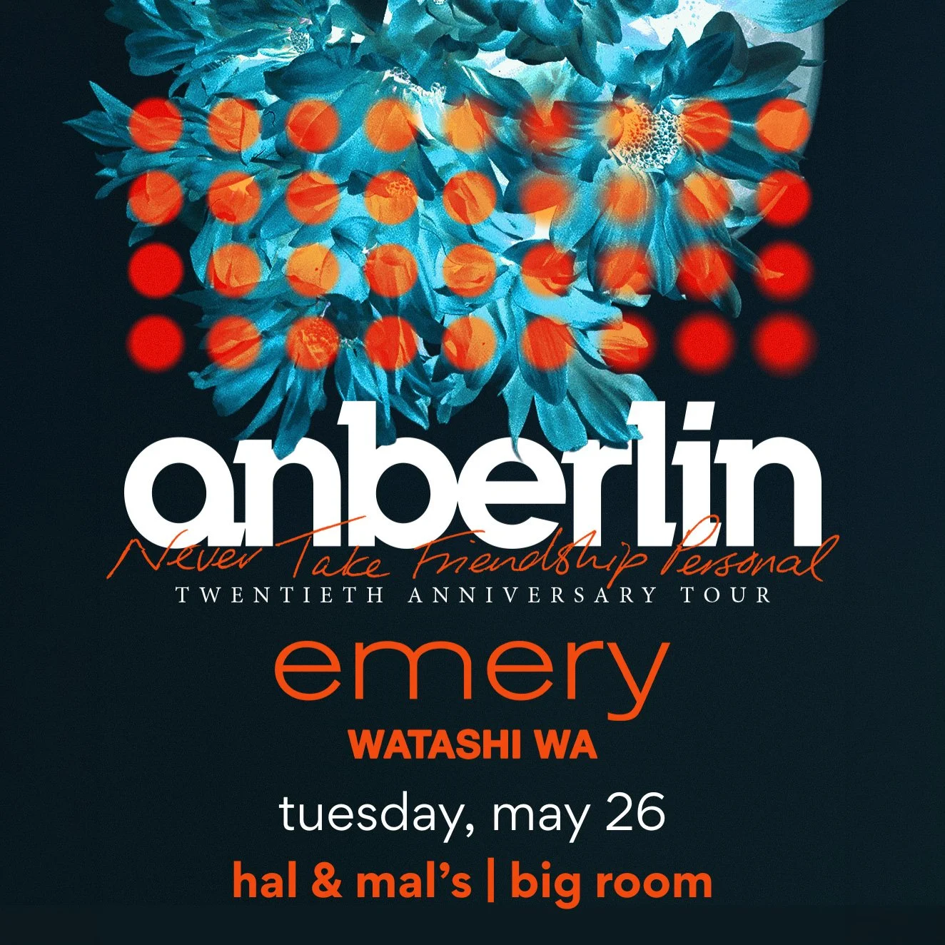 Anberlin with Emery and Watashi Wa