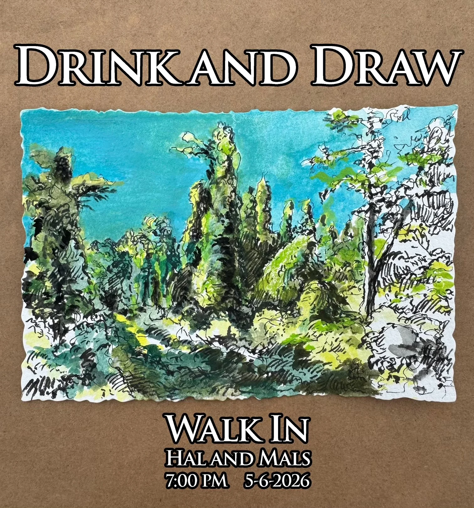 Drink &amp; Draw