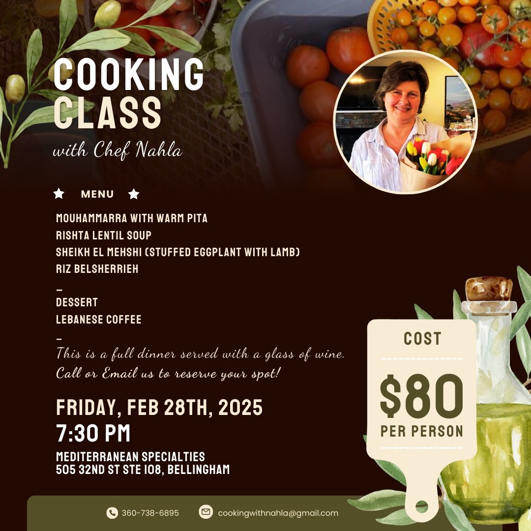 Cooking Class with Nahla