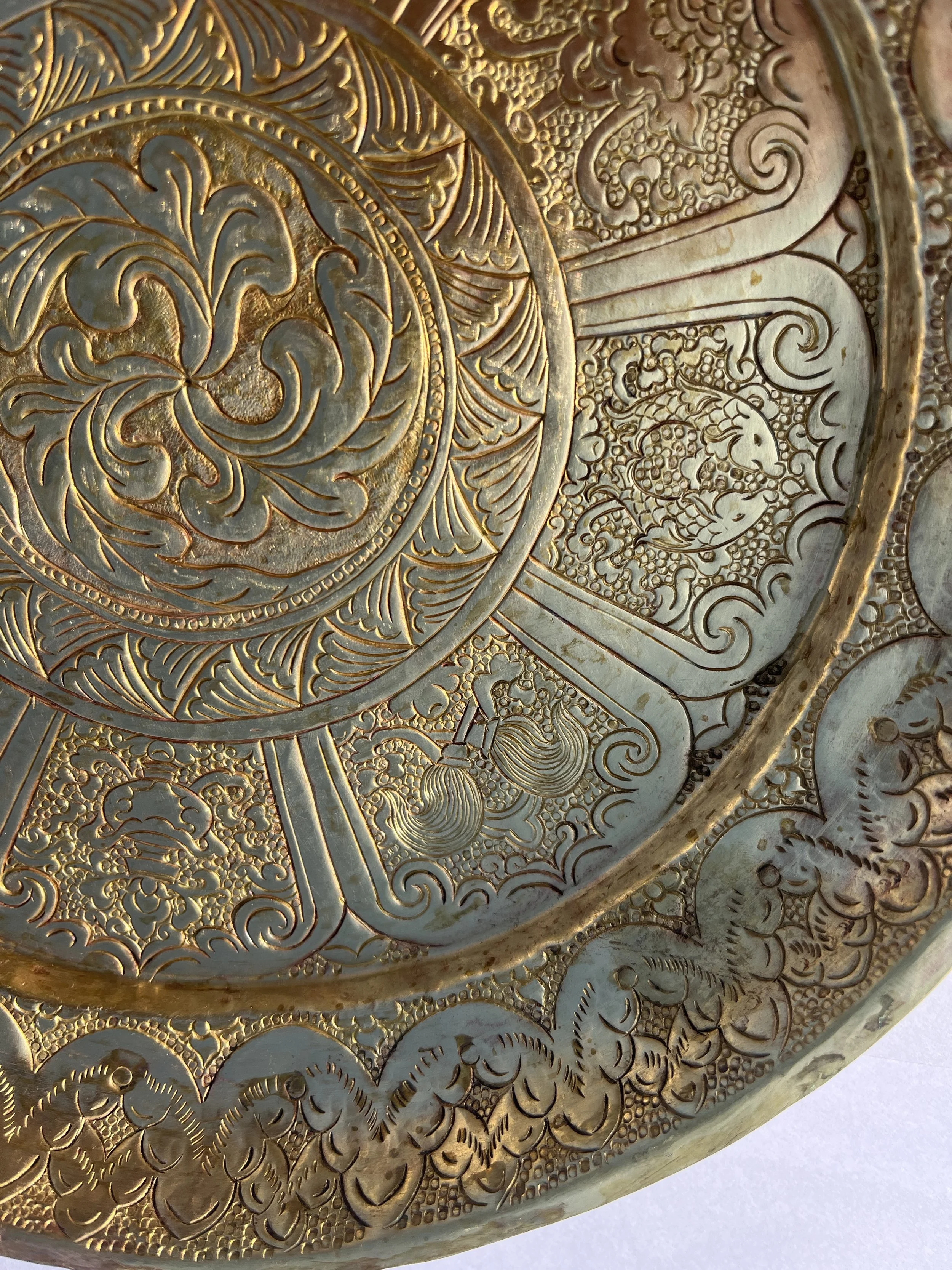 Ashtamangal Puja Thali, detail