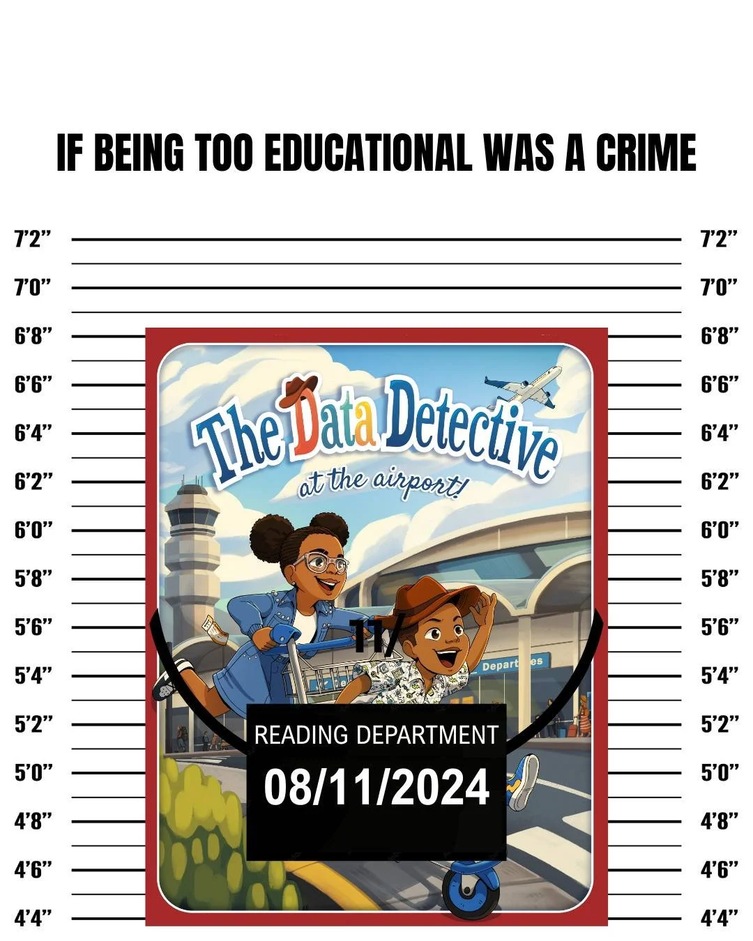 So much learning, it should be illegal.
📚 If being too educational was a crime, The Data Detective would be guilty on all counts.

#TheDataDetective #STEMkids #learningthroughplay #databooksforkids #kidlit #childrensbooks #momauthor #datadetectivebo