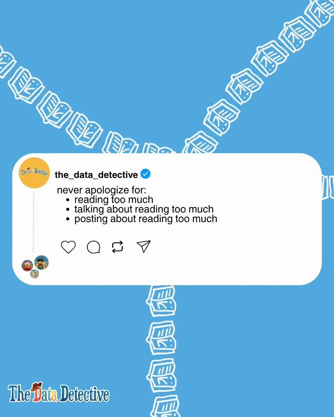 Obsessing over our book isn&rsquo;t a phase. It&rsquo;s a lifestyle. 🔎❤️