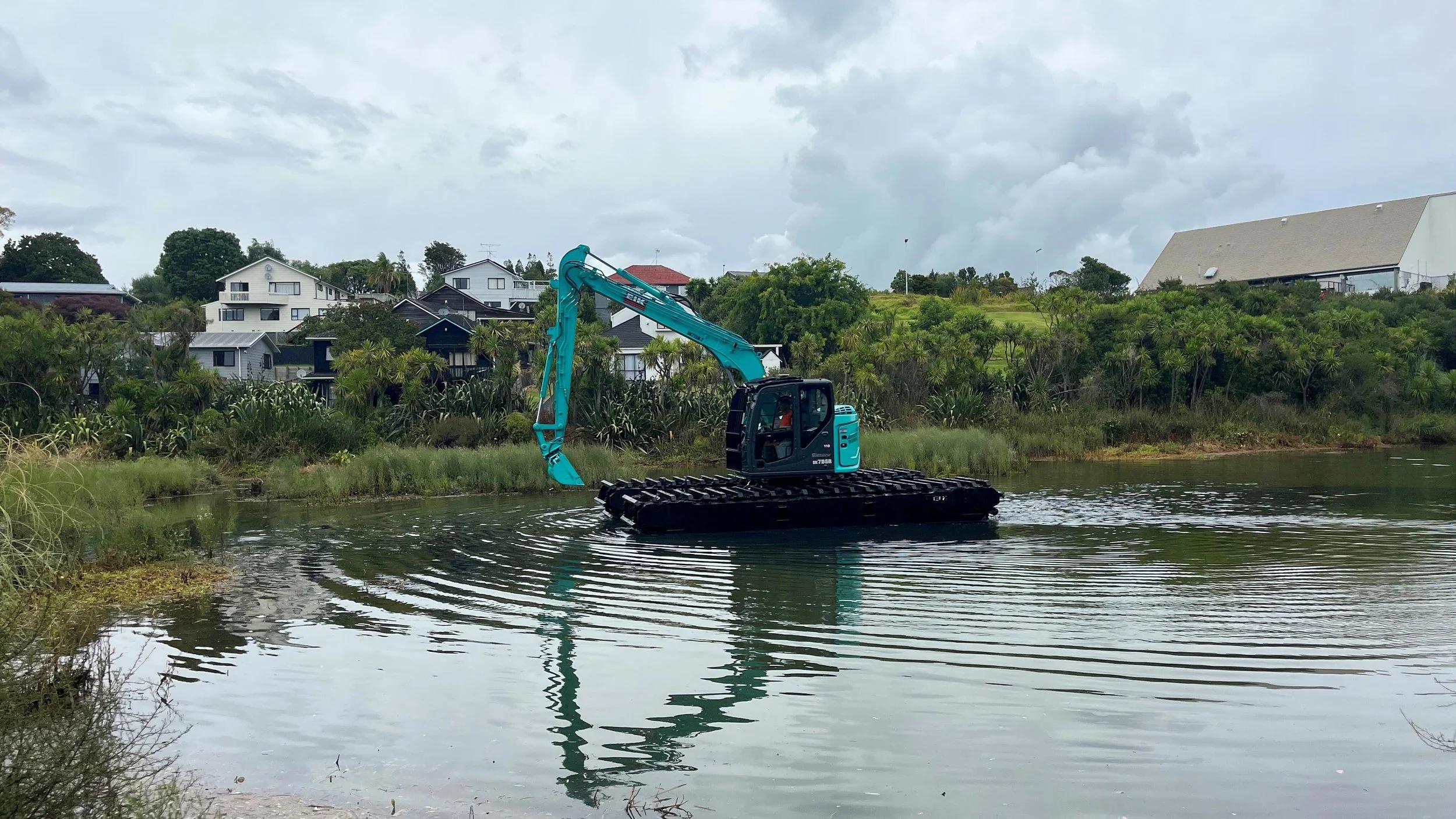 Glasgow Contractors Floating Pontoon Excavator.jpg