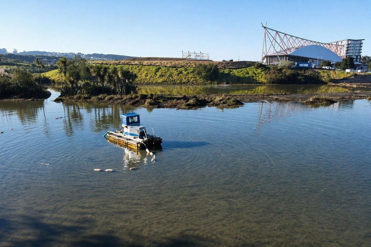 Glasgow Contractors Dredging Stormwater Pond.jpg