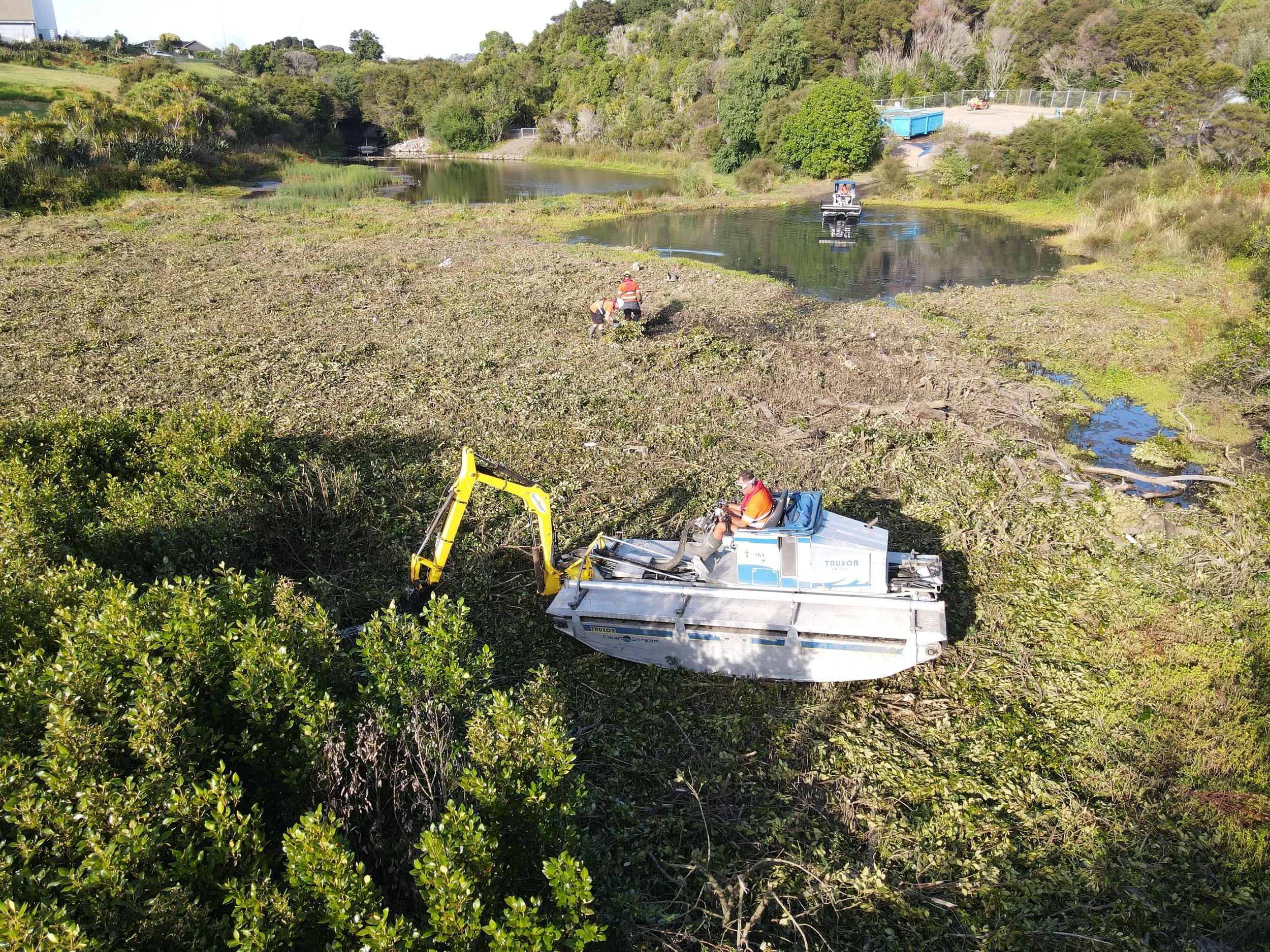 Glasgow Contractors Pond Vegetation Clearance.JPG