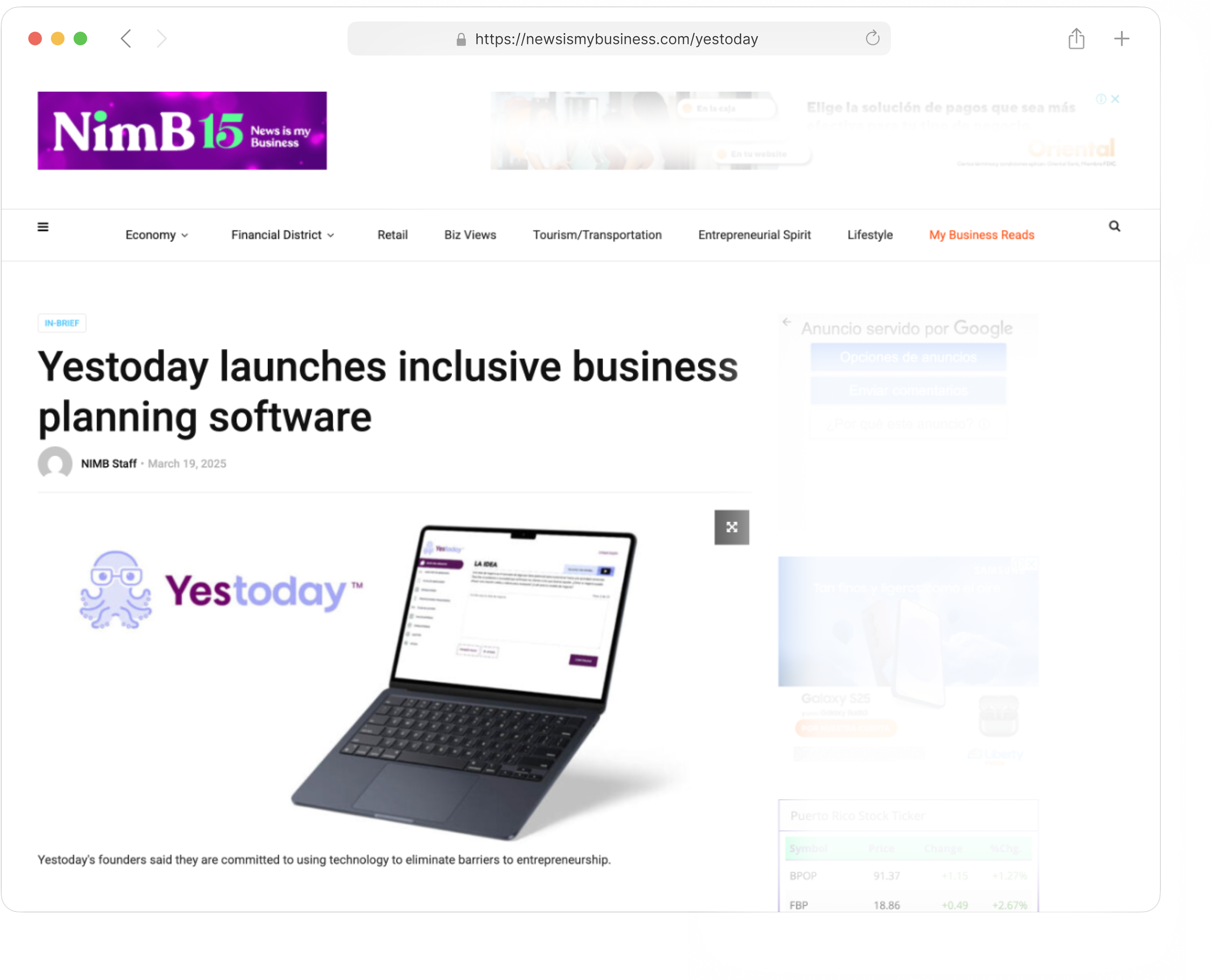 Simplifica Tu Planificaci n Empresarial Con Yestoday