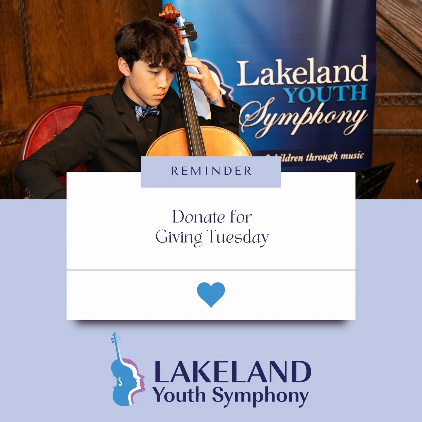 🌟 This Giving Tuesday, Support the Gift of Music! 🎵

Join us in creating a brighter future through music! Your generosity helps us provide instruments, scholarships, and unforgettable learning experiences for young musicians. Together, we can inspi