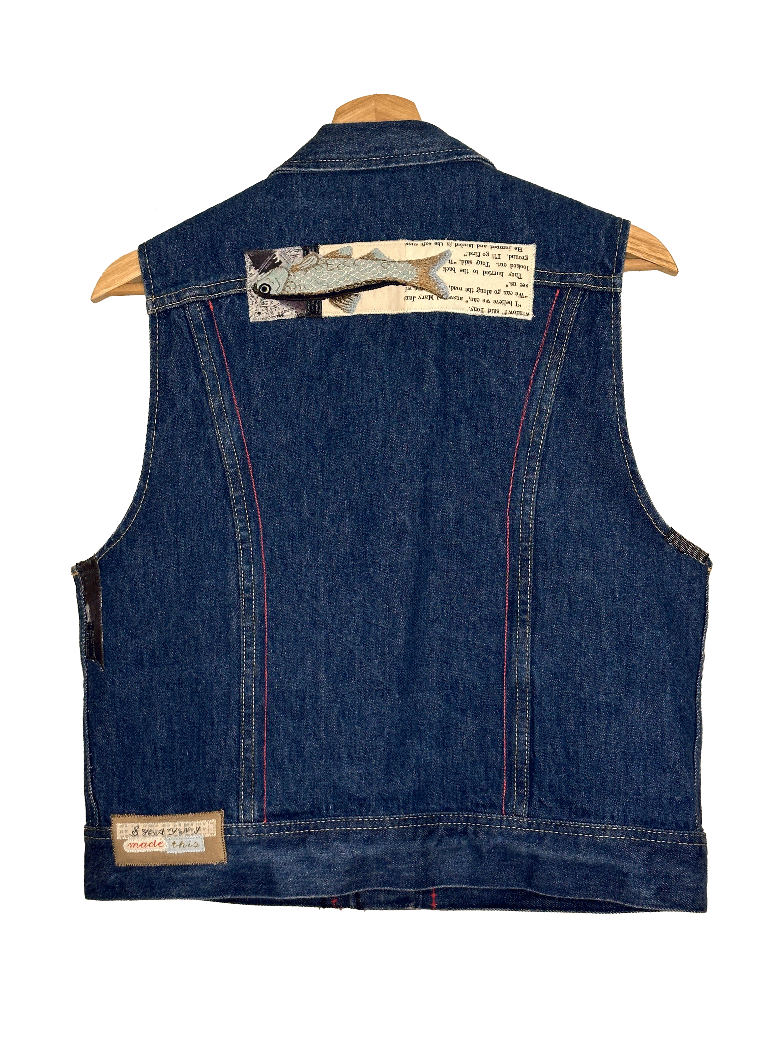 Denim Fish Vest