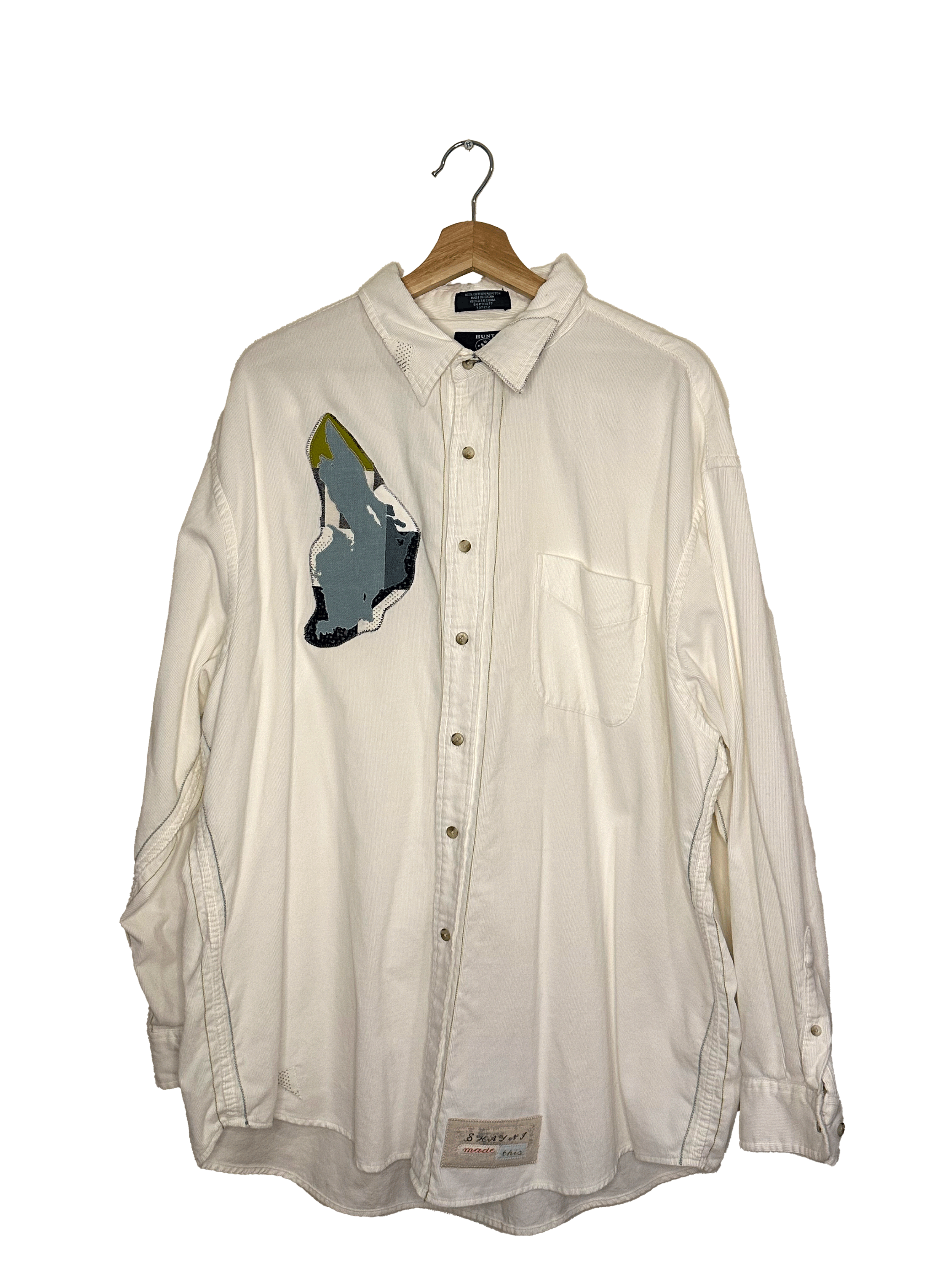 Patchwork Lake Superior button-up