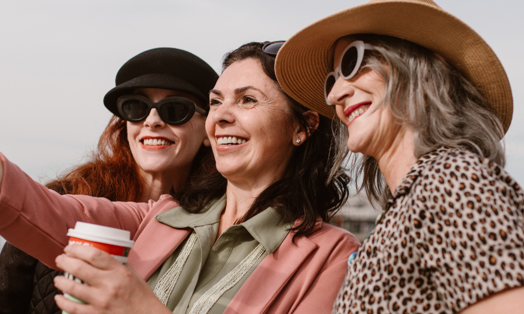 Three confident women reflecting personalized hormone care and modern gynecology services at Quick Gyno in San Jose.