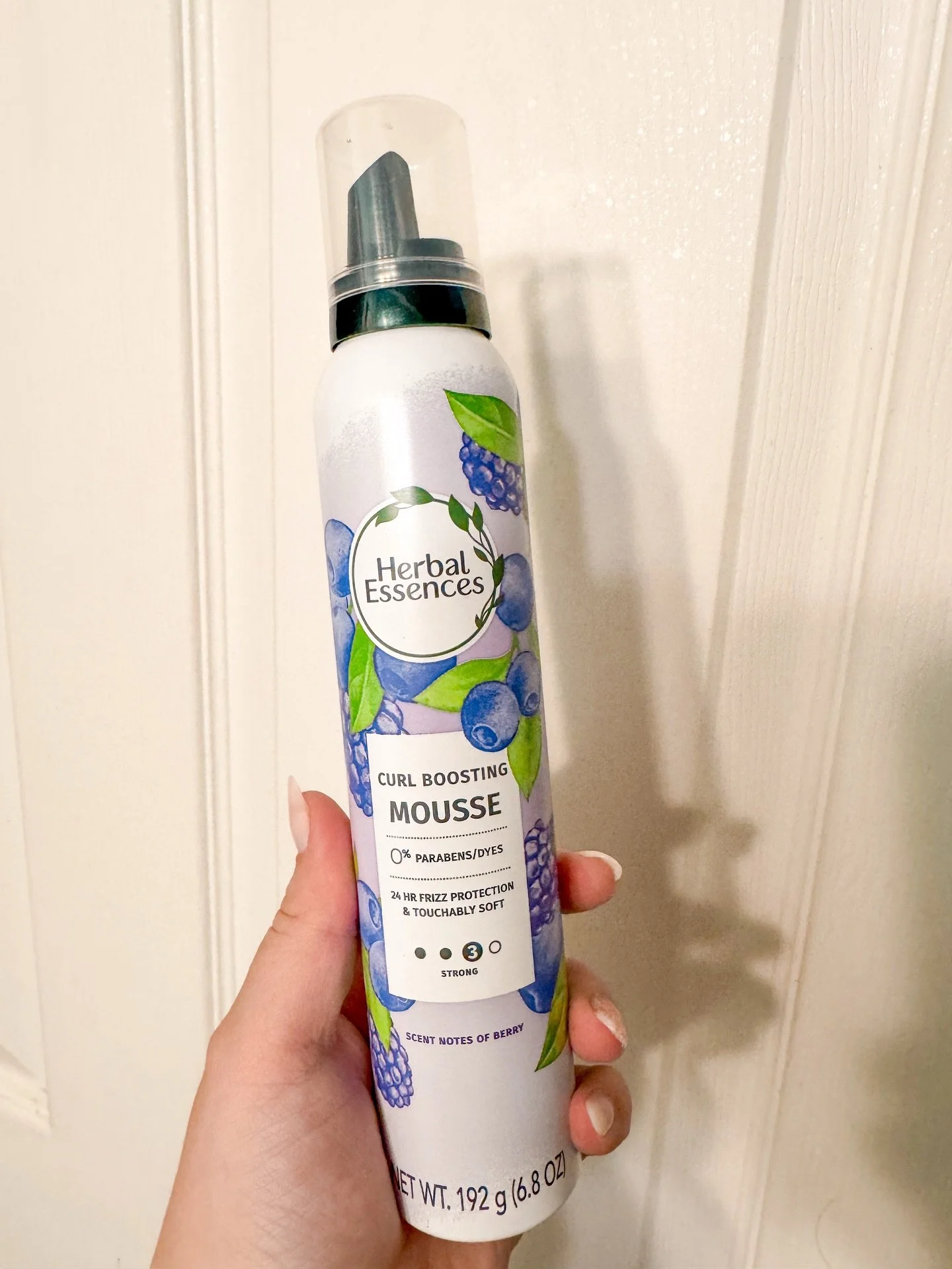 I hadn&rsquo;t used a product from Herbal Essences in years so I was excited to give this one a try! I&rsquo;ve been trying to style my hair with less heat and focusing on my natural wavy/curly texture. I really like this mousse! It really held my wa