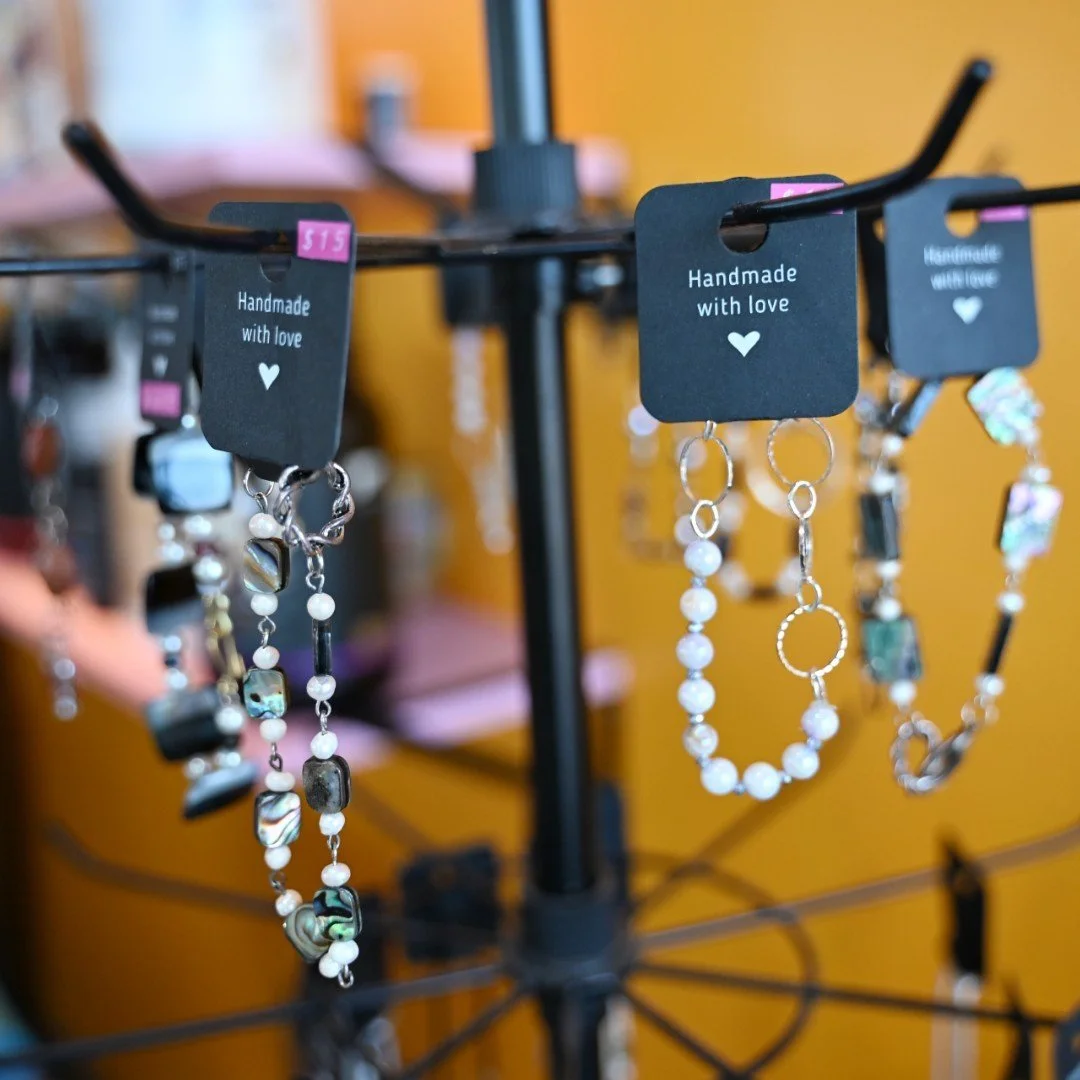 Handmade bracelets and bookmarks? Just one of the many things that make us unique &amp; a little boutique... 

#HandmadeJewelry #UniqueBoutique #HandmadeWithLove #Desertswirl #jewelry&amp;icecream