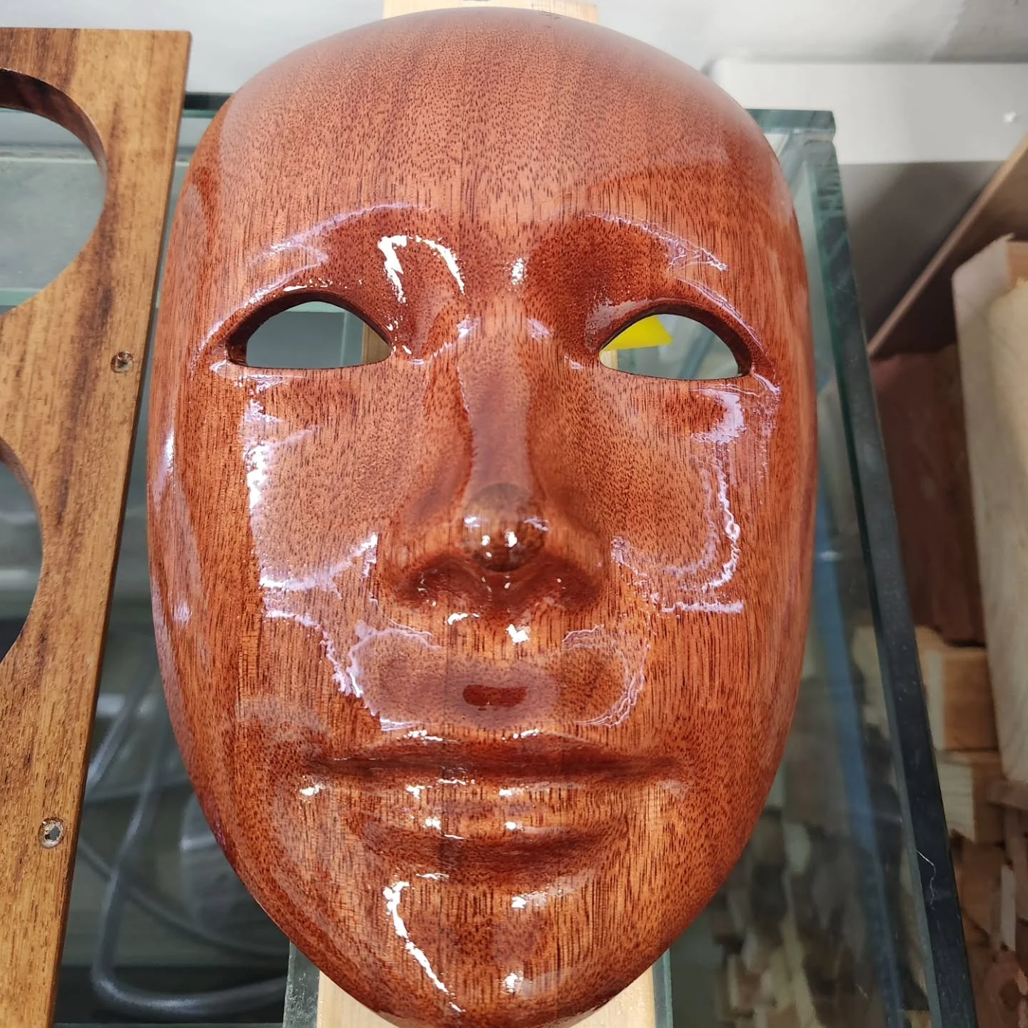 Timber 3D mask. 

#CNCRouting #CNCcutting #CreativeDesign #MakerCommunity #CustomFabrication #CADDesign #MakersGonnaMake #DigitalFabrication #Williamstown #MelbourneMakers #LocalBusiness #WilliamstownCNC #Rhino3D