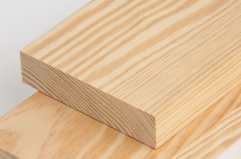 Softwood timber boards