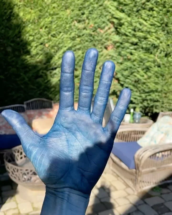 I first started to notice indigo in the summer of 2021. A song lyric on the radio, a street sign. It was catching my attention.

I was in the early stages of recovery from a devastating break with reality. I had burned my life to the ground. I just r