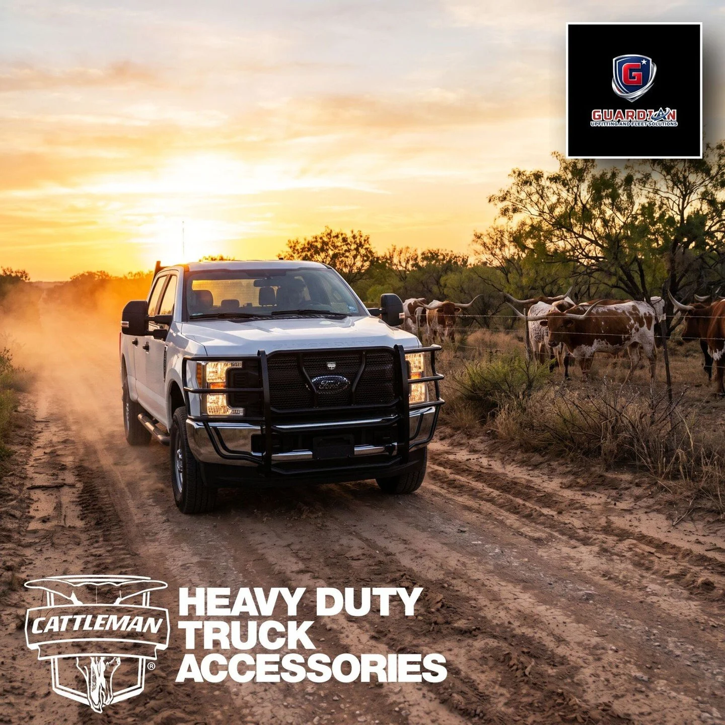 Crafted from fully welded heavy-gauge steel, Cattleman grille guards provide ultimate front-end protection engineered specifically to withstand the demands of working ranches and rugged off-road environments. Unlike lighter standard guards, their cus
