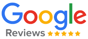 Google Reviews logo with five gold stars