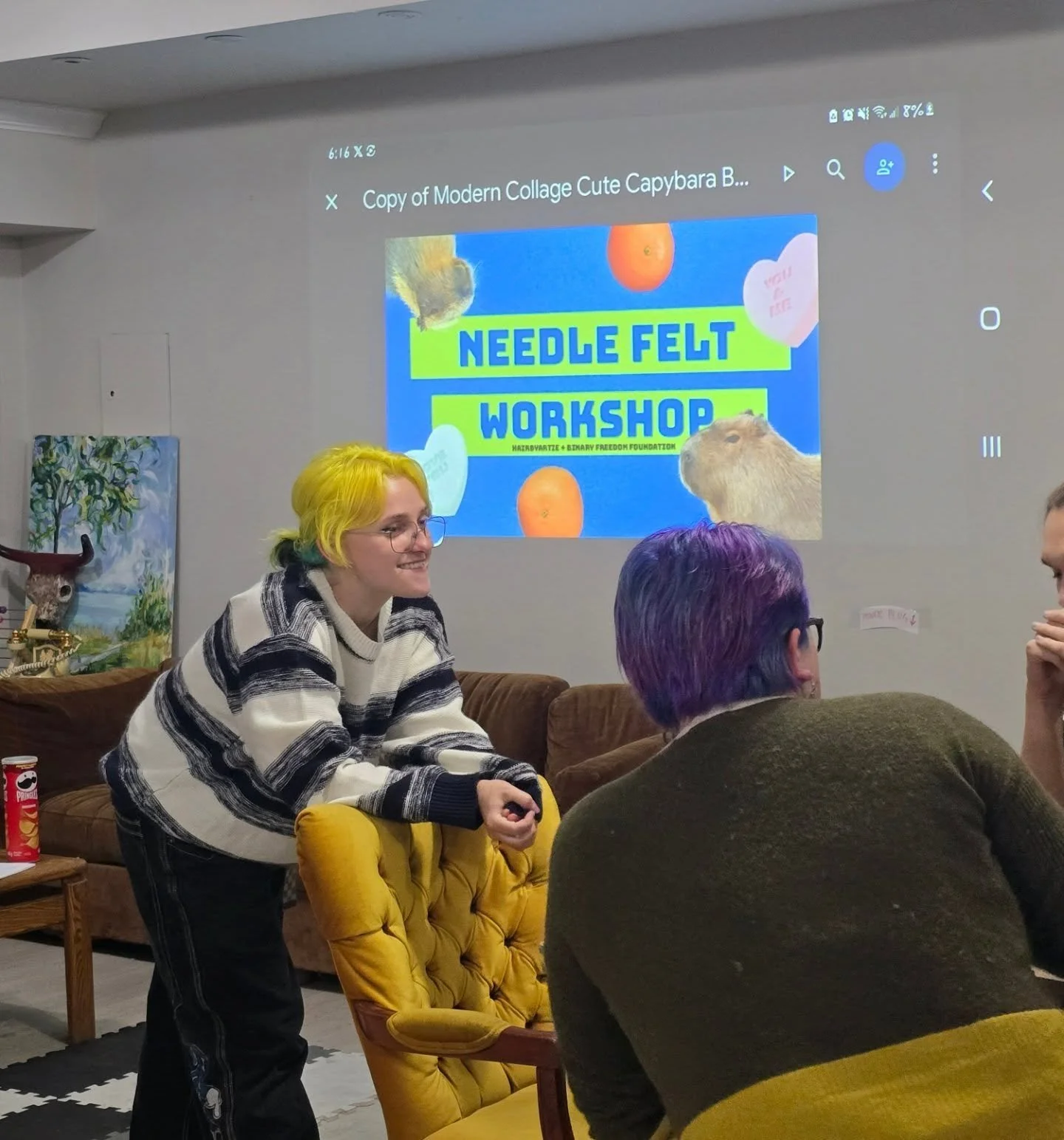Thank you @hairbyartie for running such a fun event! We loved learning the art of needle felt crafting with you! ♥️ so excited for more events in the future.