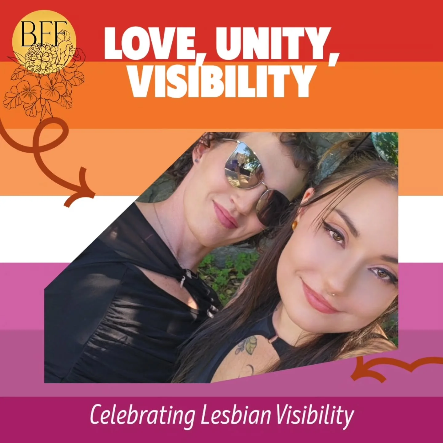Happy Lesbian Visibility Day from your local Lesbians ♥️ 
Today, we celebrate Lesbian Visibility Day by uplifting the beautiful diversity within our community. 
Lesbian isn’t one-size-fits-all, and everyone who identifies as a lesbian