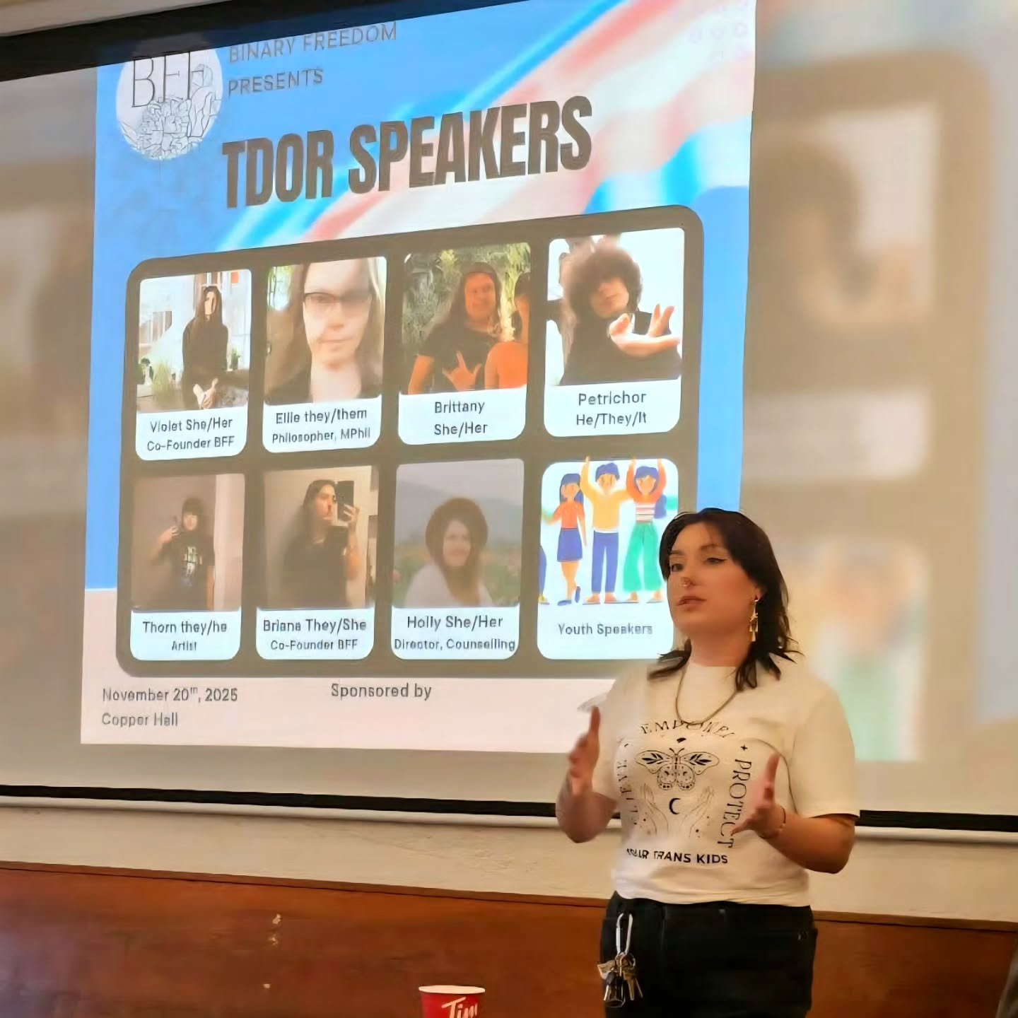 This year during TDOR we wanted to put a focus on setting our communities up for another year of fighting.  We wanted to give the broader community a chance to learn more about the history of TDOR, read the 26 single sided pages of folks we lost just