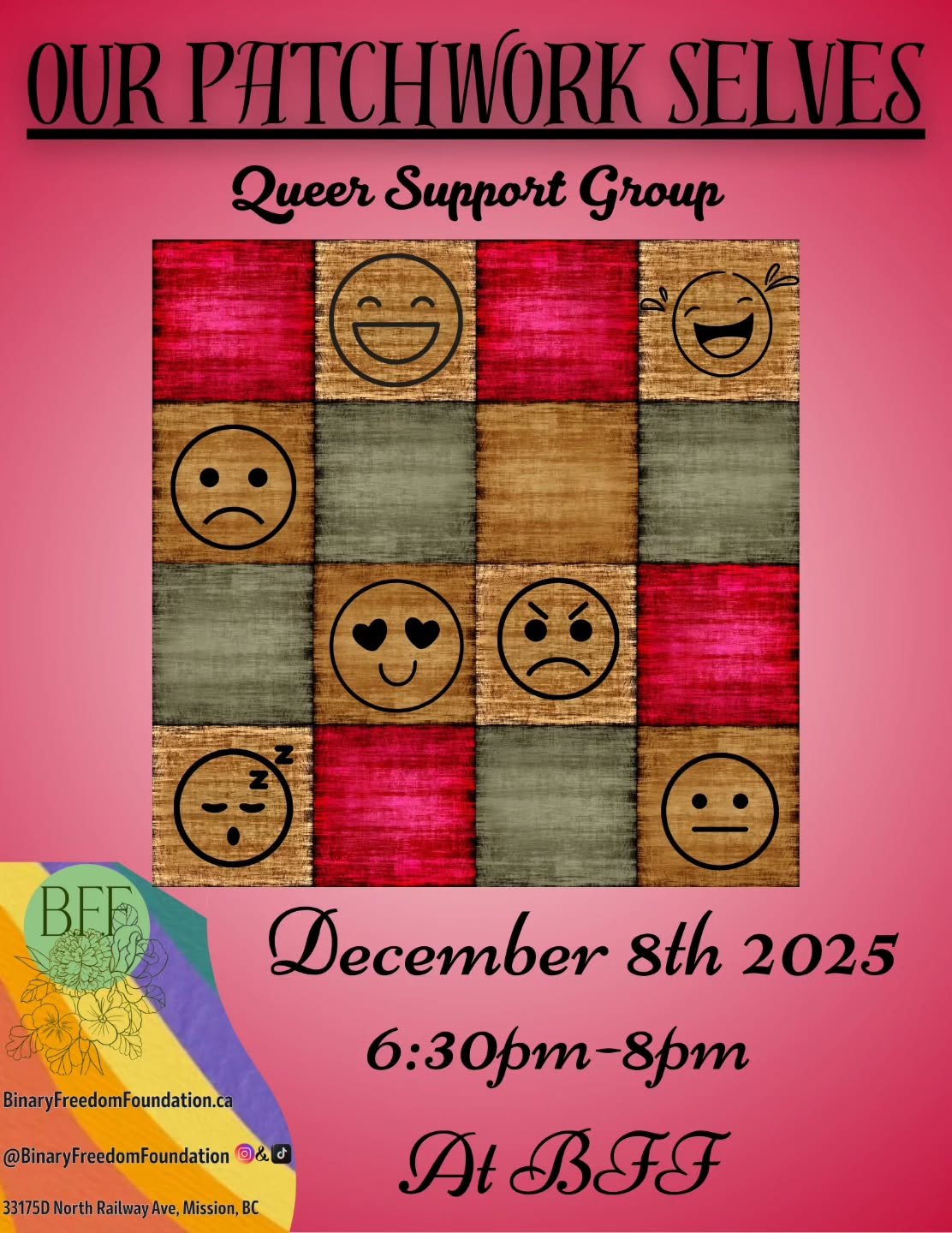 Feeling anxious about the holidays? General winter blues? Come join our support group tonight and connect with more folks in your community 💕