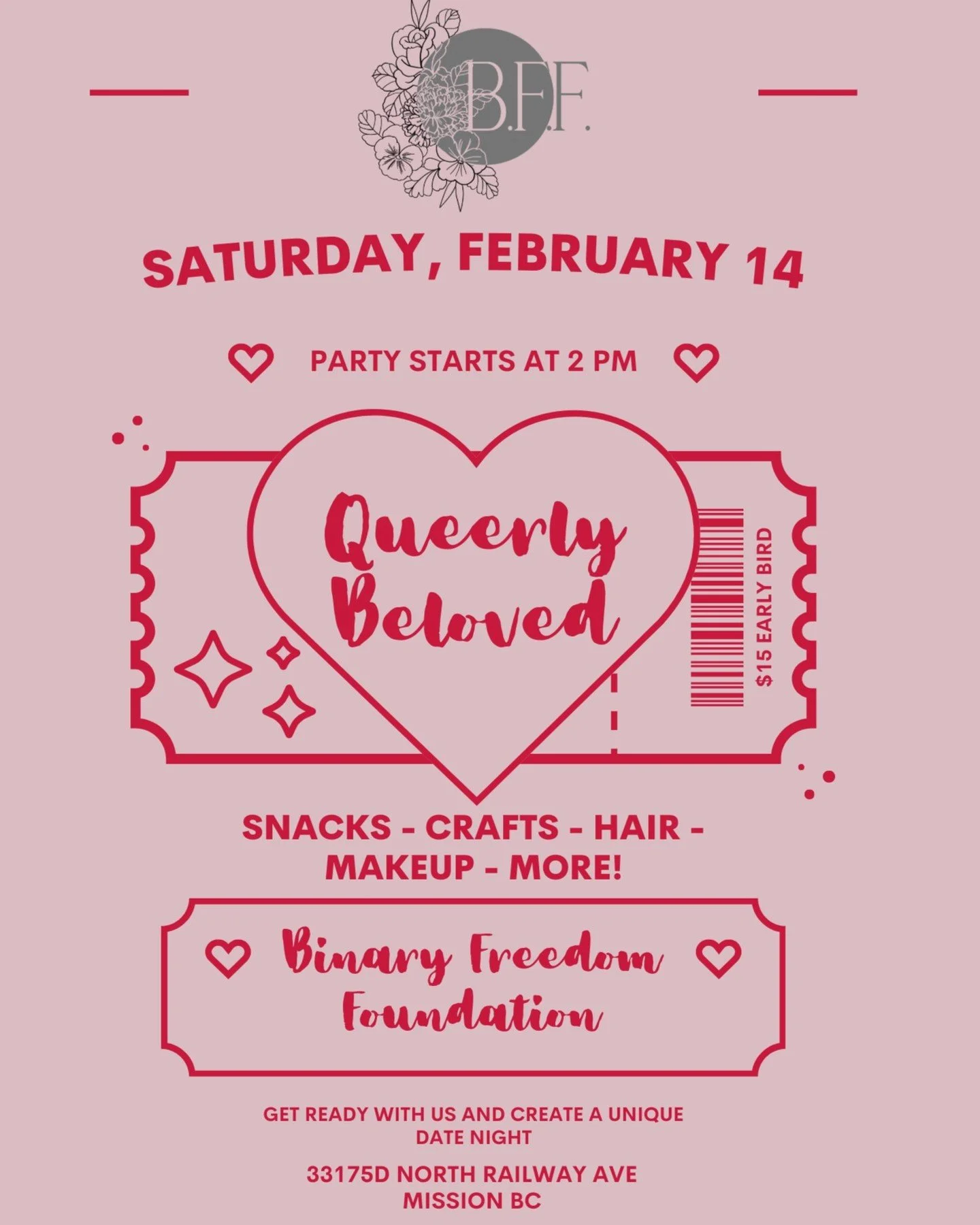 Save the Date: Annual Queerly Beloved Valentines Day Event!

Looking for the perfect way to celebrate and prepare for Valentine&rsquo;s Day? Whether you&rsquo;re partnered, single, or celebrating self-love, Queerly Beloved is the event for YOU!

🗓 W