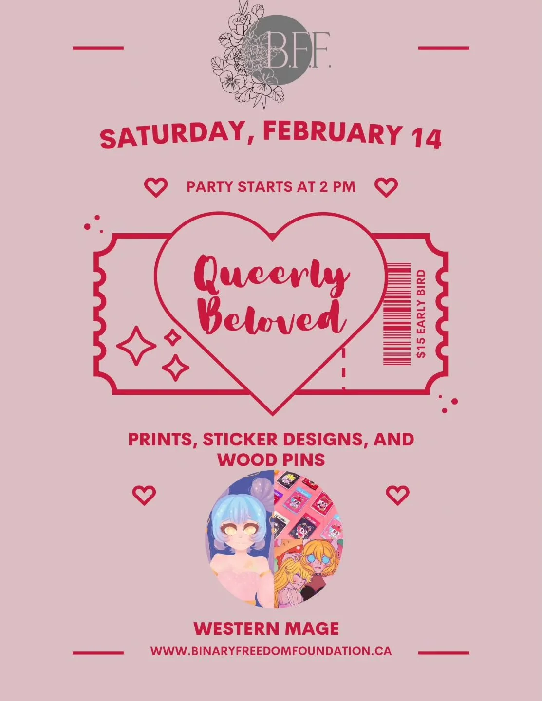 Love is in the Art! 

Western Mage is a Fraser Valley based artist with a focus on video games and internet culture. From cute and simplistic shapes to detailed character artworks, the goal is to create art that makes people relive their childhood.

