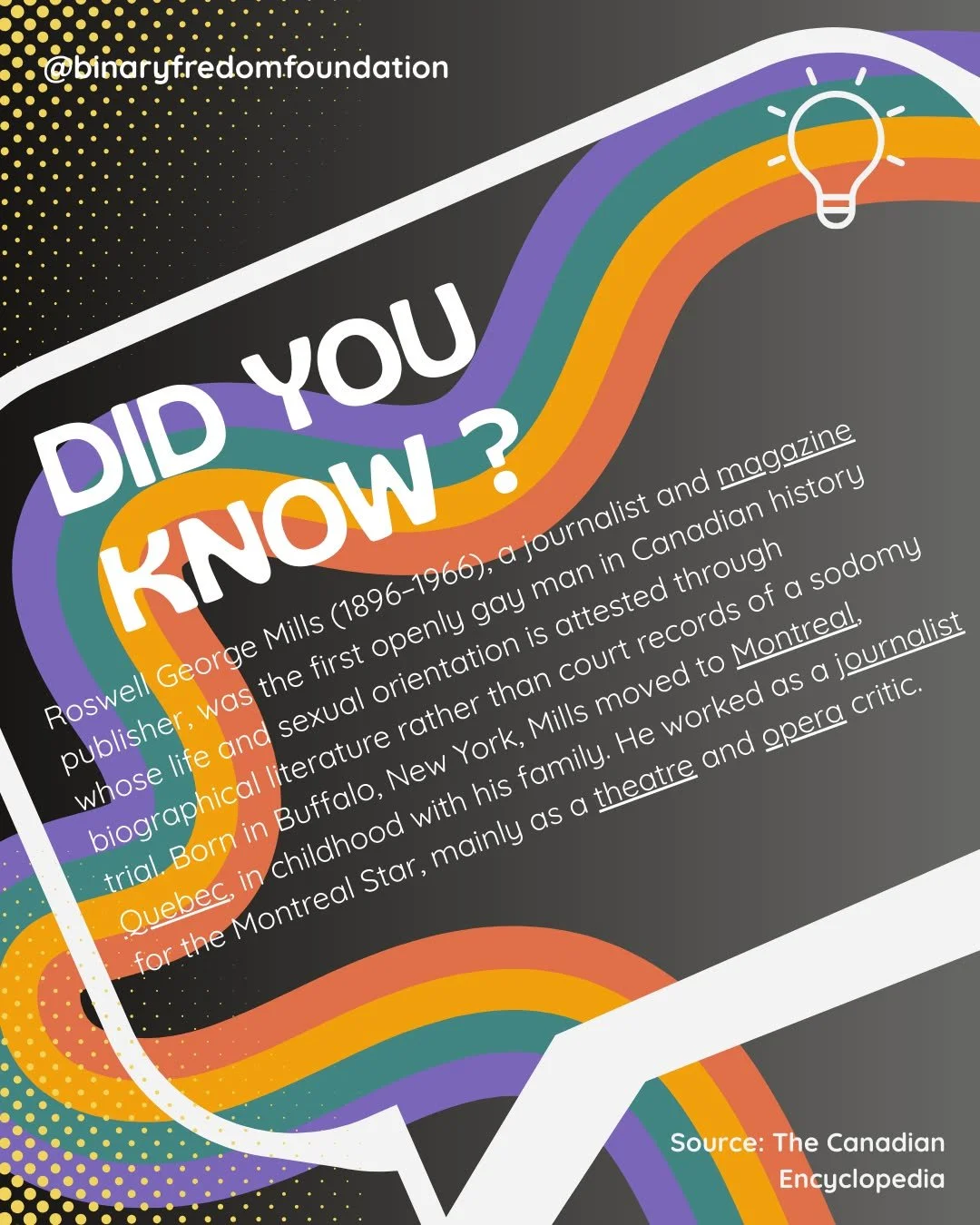 Learn about the openly gay man in Canadian history who was documented through biographical literature rather than court records of sodomy!
Friend of the poet Elsa Gidlow, she describes him as:
"He was beautiful. About nineteen, exquisitely made 